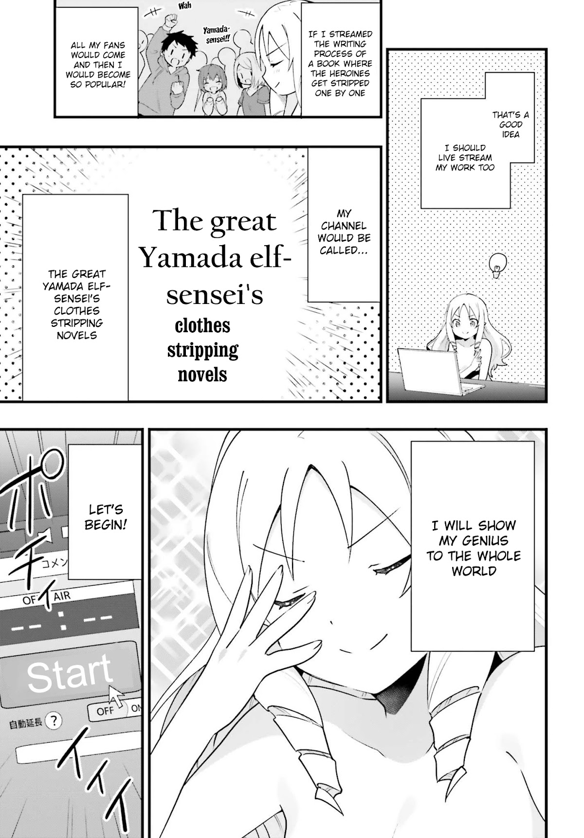 EroManga-Sensei: Yamada Elf-daisensei no Koi suru Junshin Gohan Chapter 10 page 9 - Chapter 10