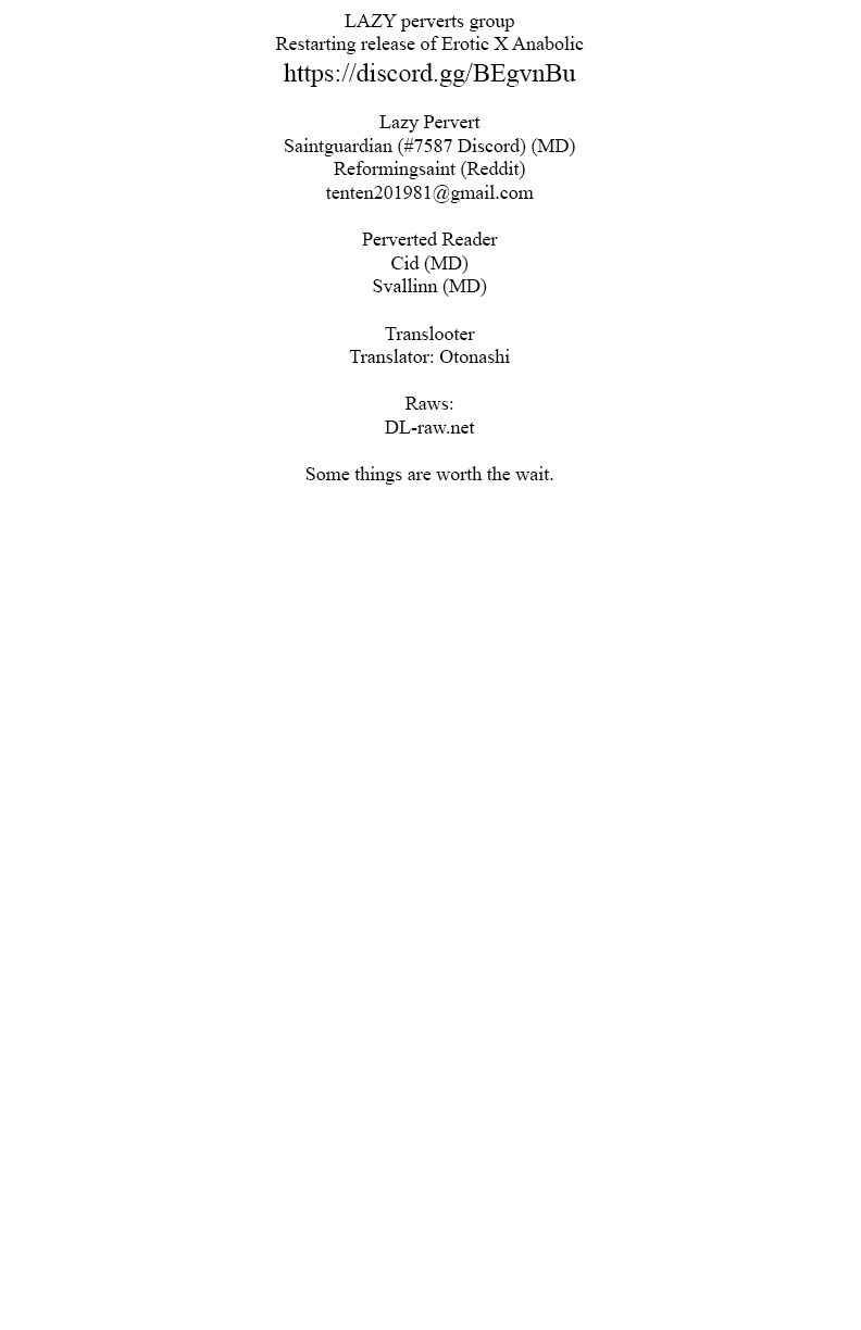 Erotic x Anabolic Chapter 7 page 1 - Chapter 7: 7 Reps