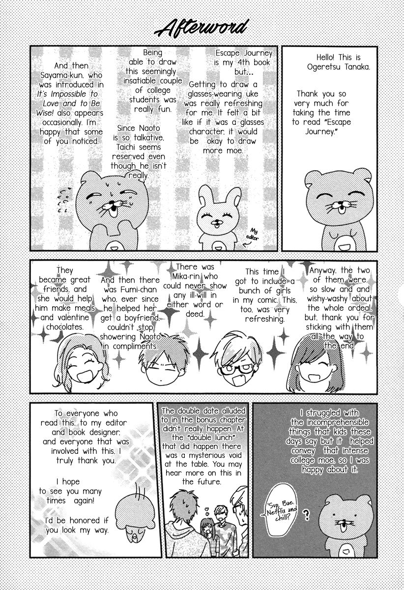 Escape Journey Chapter 6.5 page 20 - Chapter 6.5 : Extra Chapter and Papers