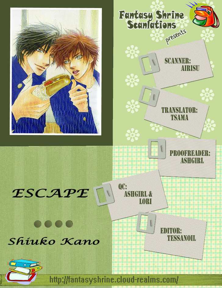 Escape (KANO Shiuko) Chapter 2 page 1 - Chapter 2 : Innocent Labyrinth