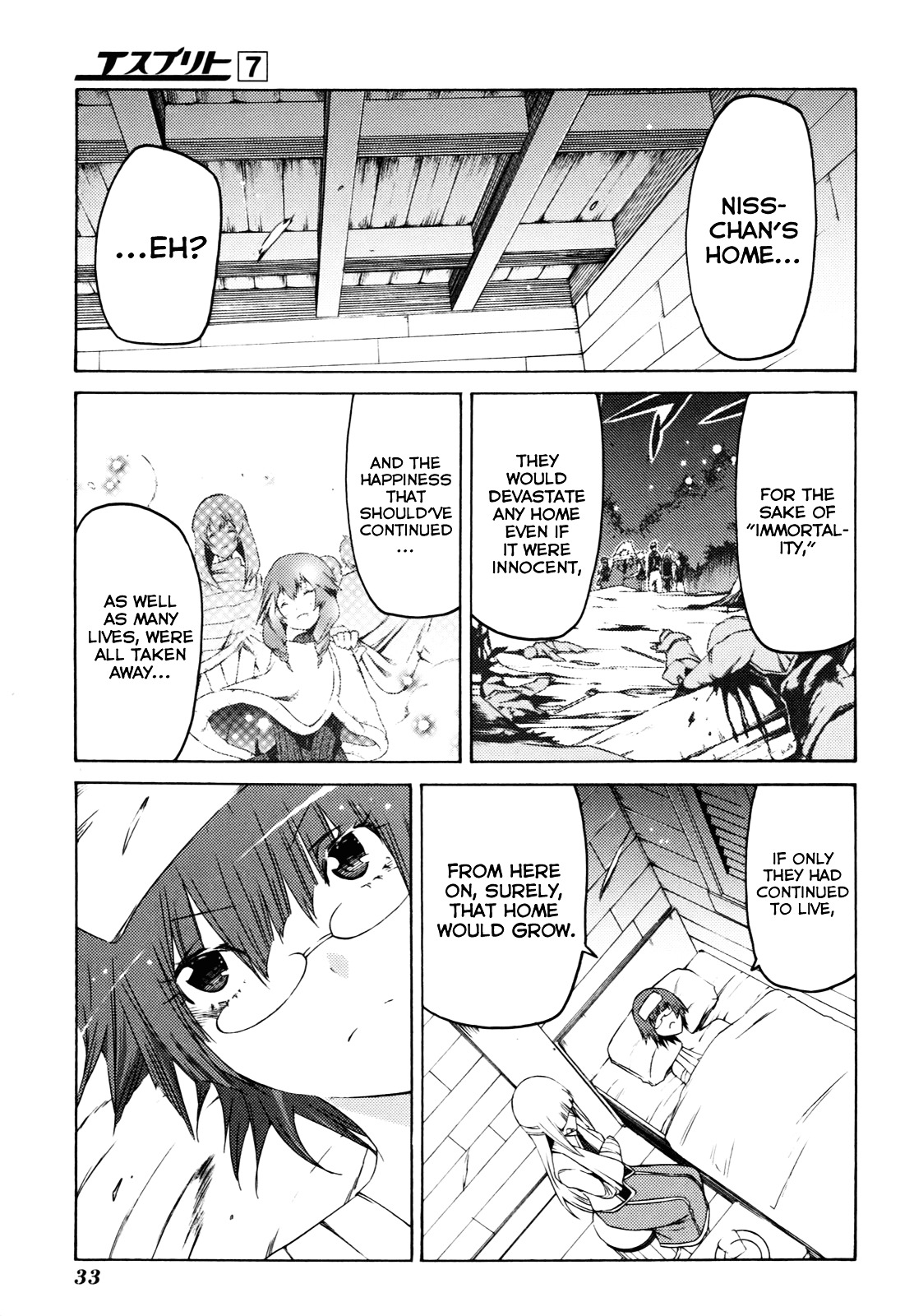 Esprit Chapter 23 page 37 - Chapter 23 : Only During Hardships Does One Become Whole
