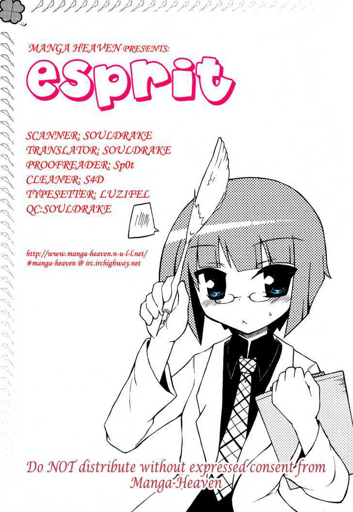 Esprit Chapter 7 page 1 - Chapter 7 : even small spirits are one-third soul