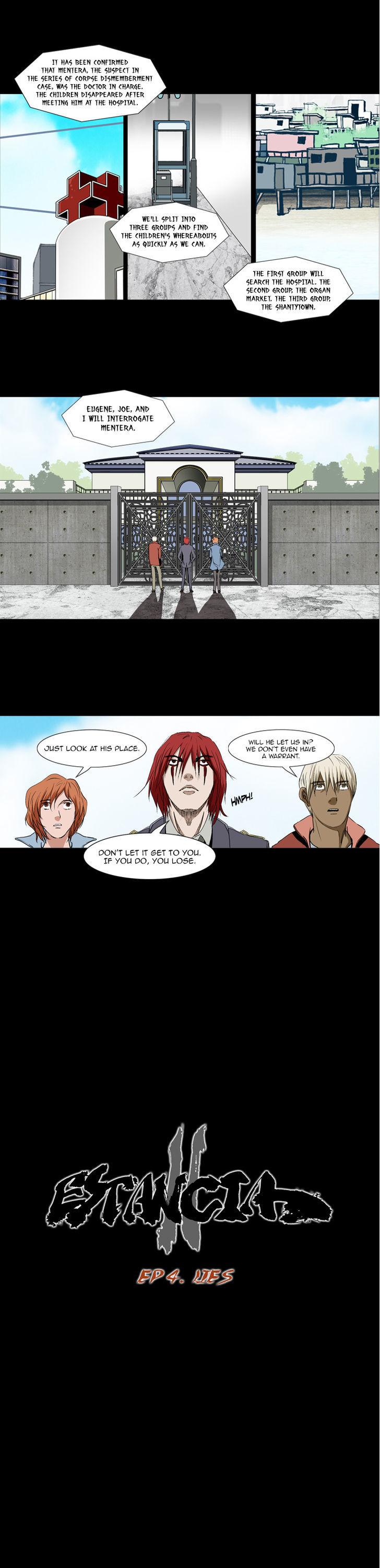 Estancia 2 Chapter 22 page 1 - Chapter 22 : Adults Who Lie