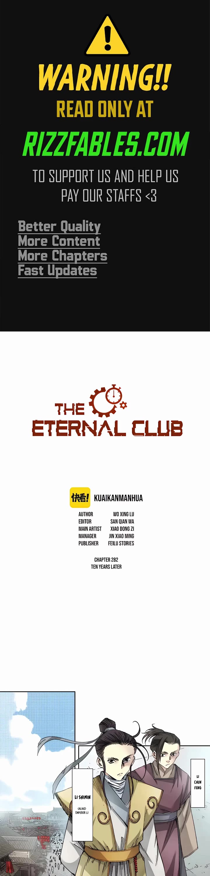 Eternal Club Chapter 282 page 1 - Chapter 282