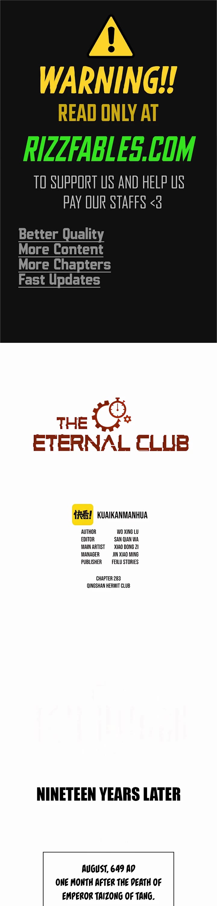 Eternal Club Chapter 283 page 1 - Chapter 283