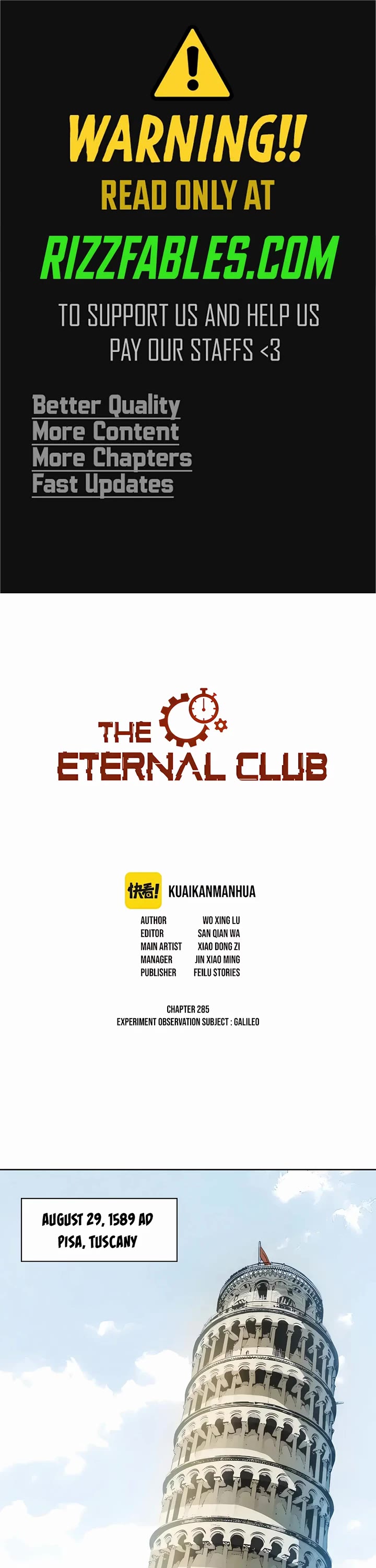 Eternal Club Chapter 285 page 1 - Chapter 285