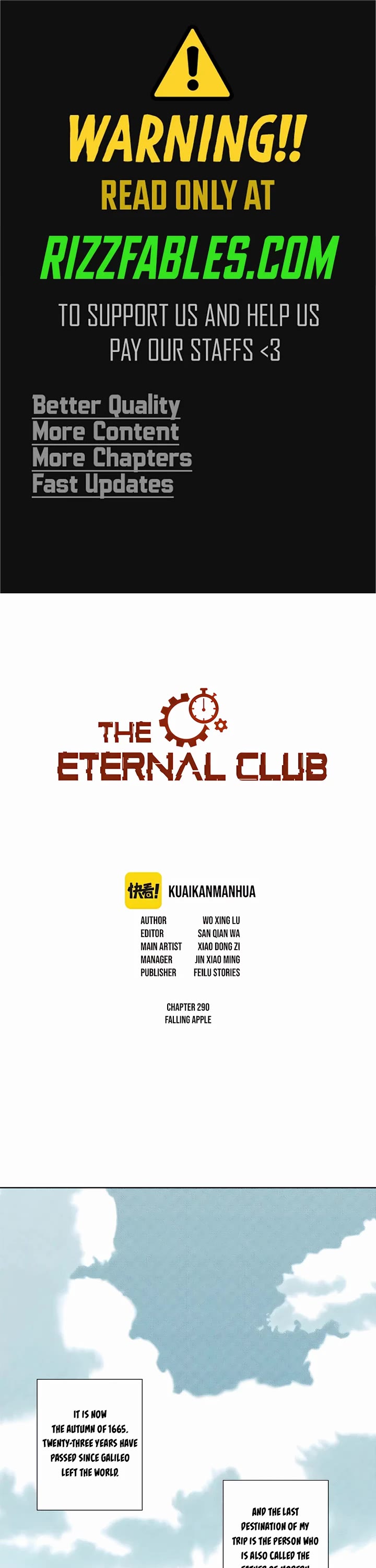 Eternal Club Chapter 290 page 1 - Chapter 290