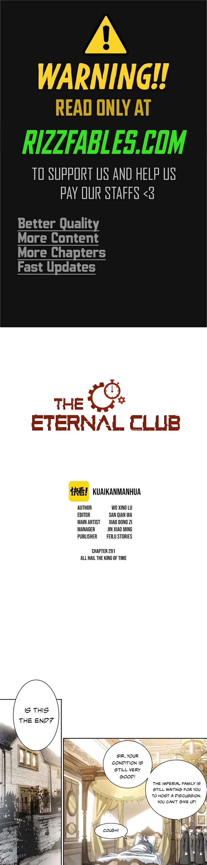 Eternal Club Chapter 291 page 1 - Chapter 291