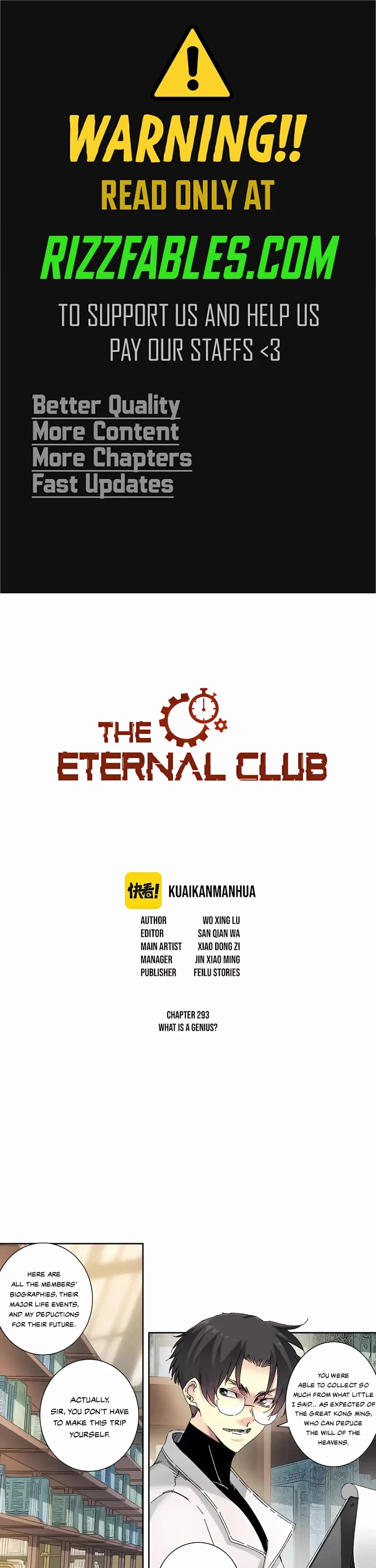 Eternal Club Chapter 293 page 1 - Chapter 293