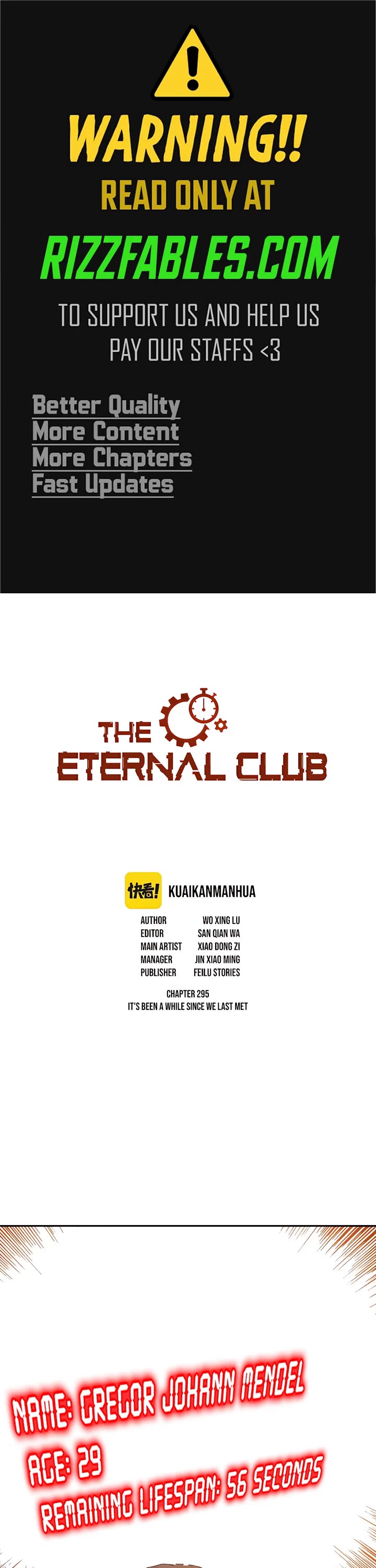 Eternal Club Chapter 295 page 1 - Chapter 295