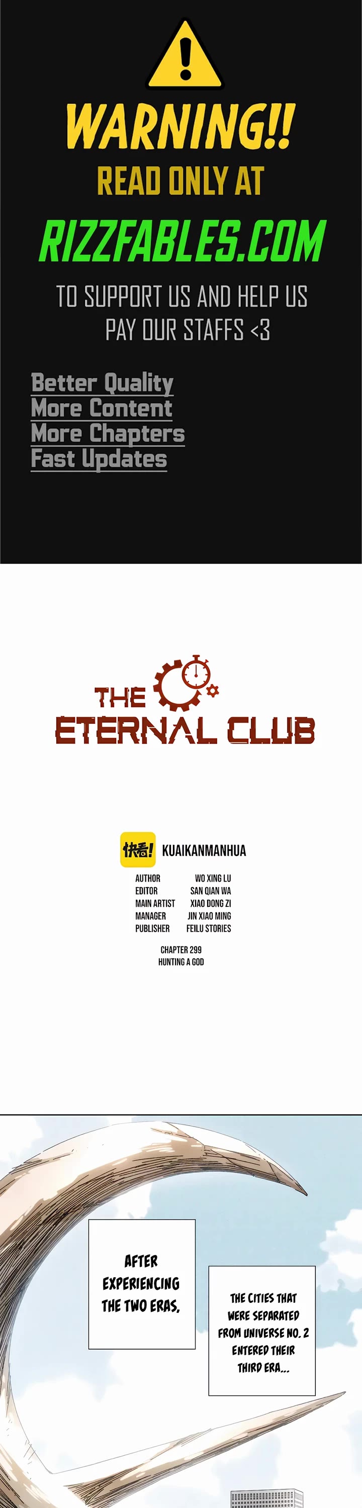 Eternal Club Chapter 299 page 1 - Chapter 299