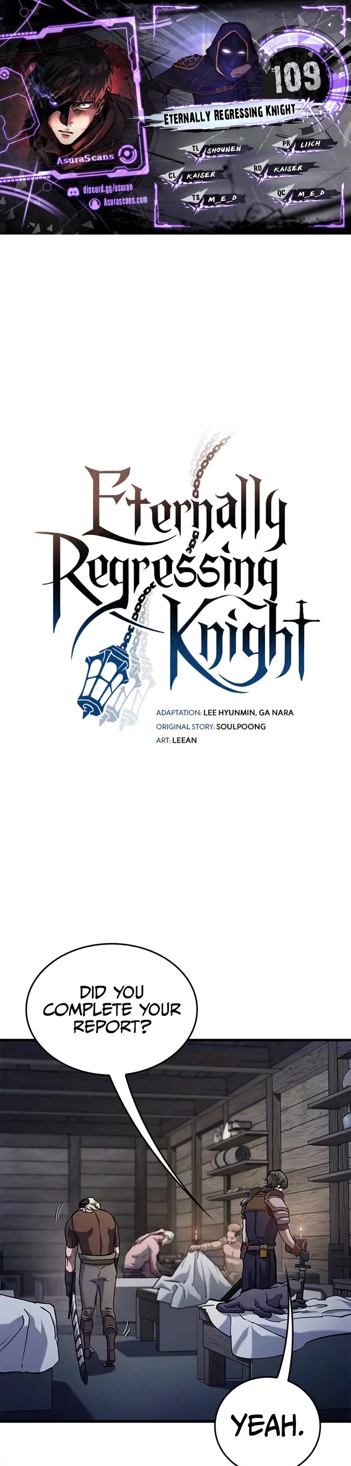 Eternally Regressing Knight Chapter 109 page 1 - Chapter 109
