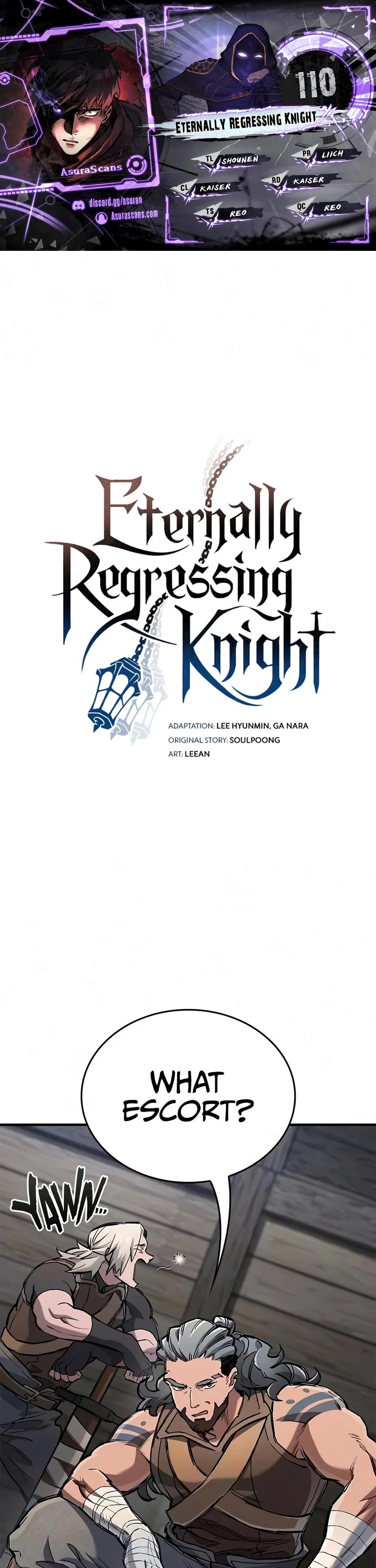 Eternally Regressing Knight Chapter 110 page 1 - Chapter 110