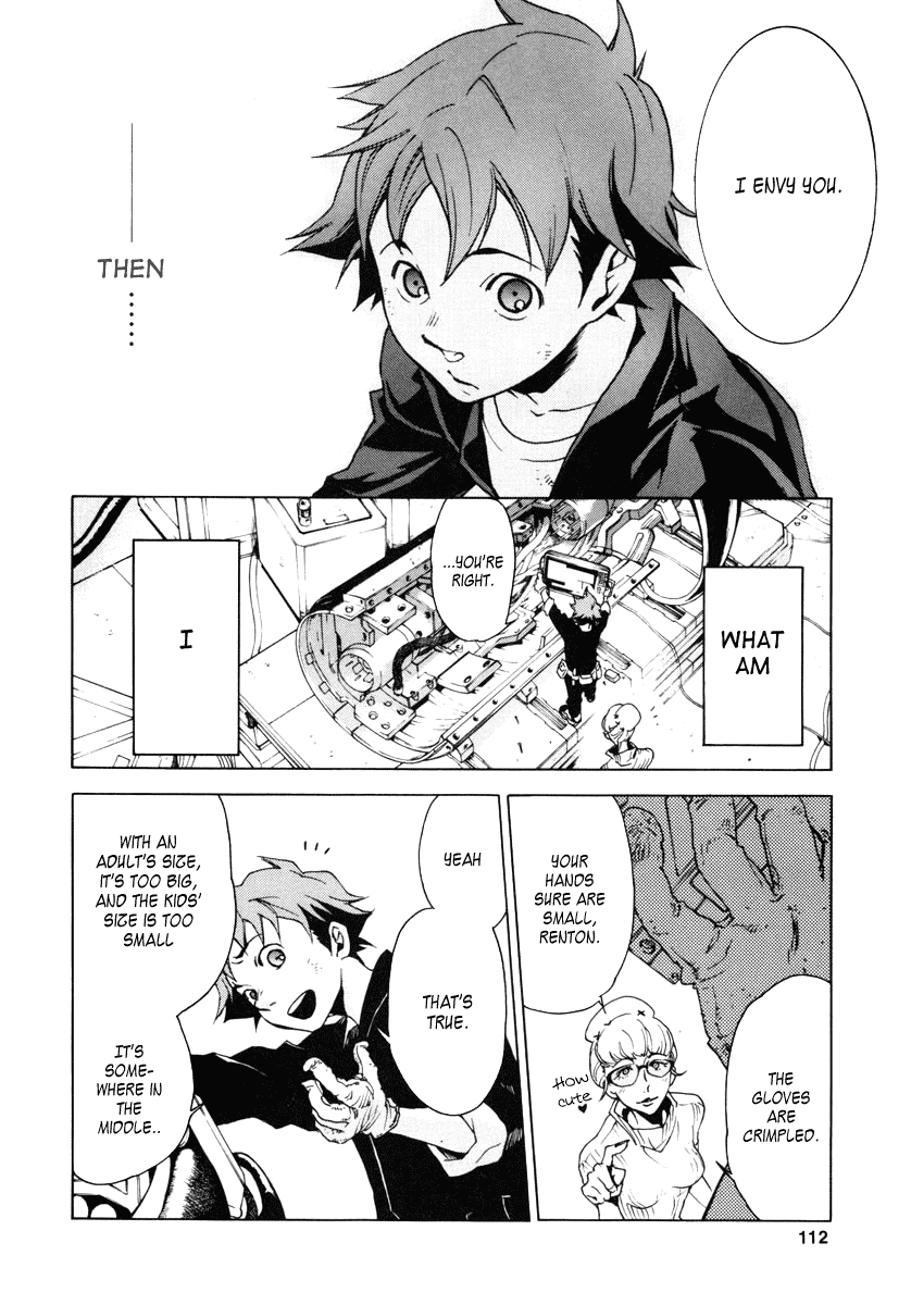 Eureka Seven Chapter 10.2 page 20 - Chapter 10 v2 : It is a child with adult alone alone
