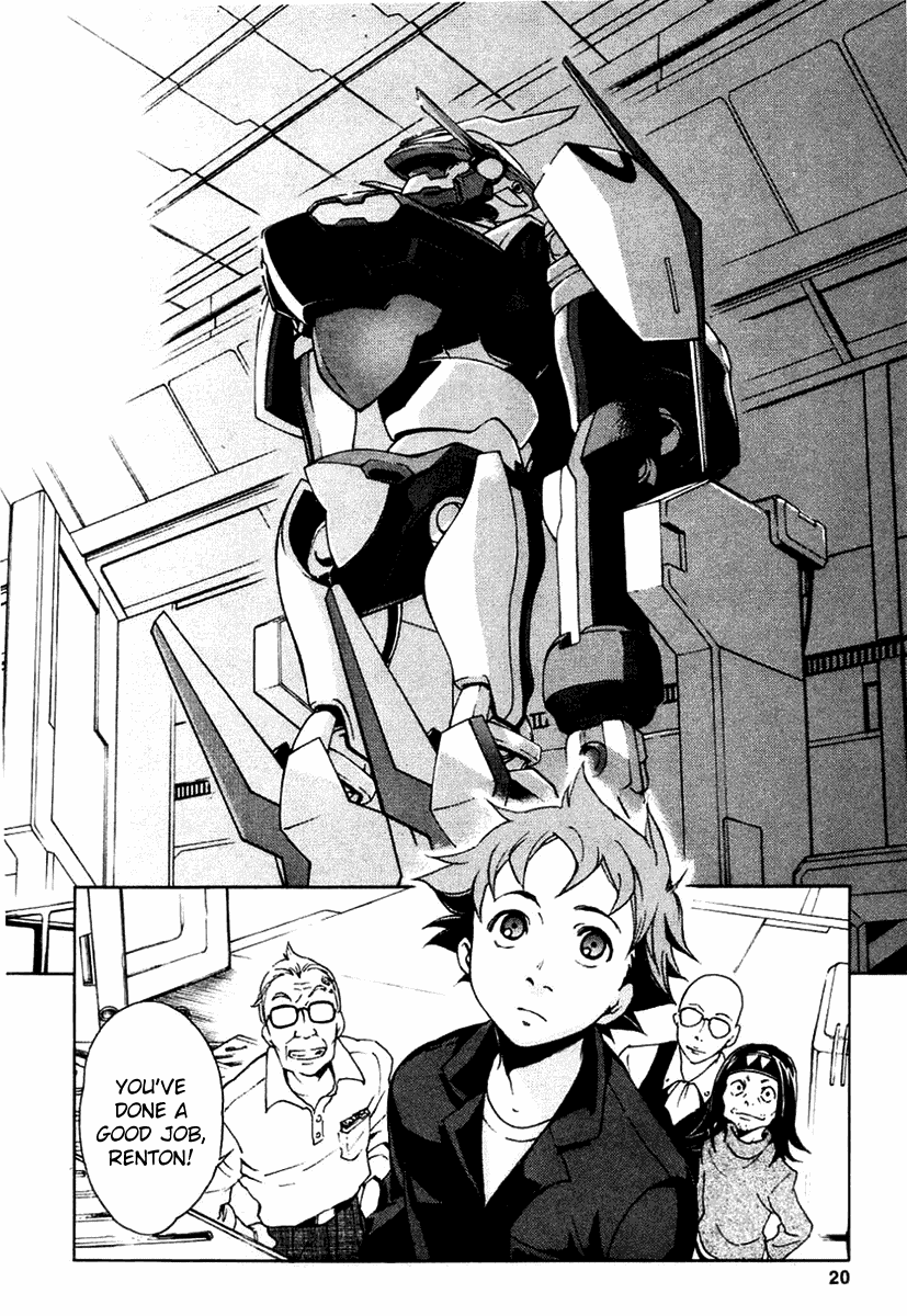 Eureka Seven Chapter 12.2 page 17 - Chapter 12 v2 : Flowers of Isolated Helpless