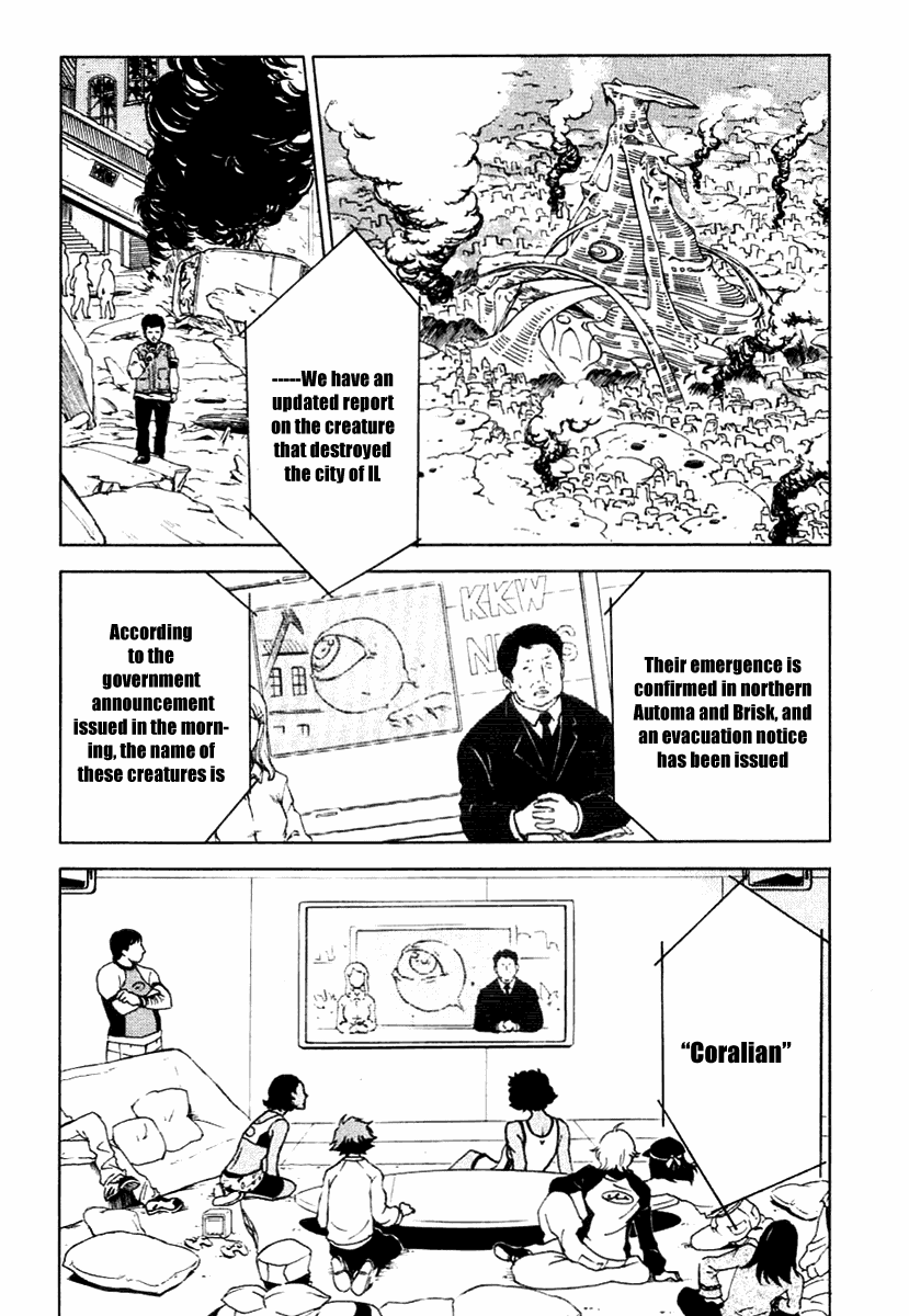Eureka Seven Chapter 12.2 page 9 - Chapter 12 v2 : Flowers of Isolated Helpless