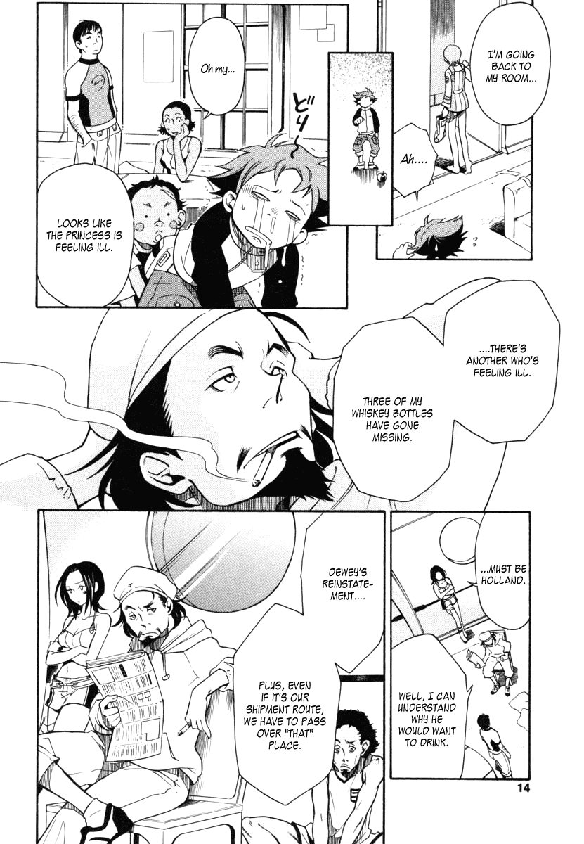 Eureka Seven Chapter 4.2 page 14 - Chapter 4 v2 : SILENCE BURNS