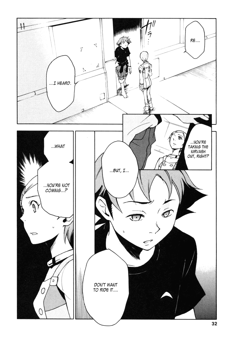 Eureka Seven Chapter 8.2 page 32 - Chapter 8 v2 : TWO MACHINE-GUNS