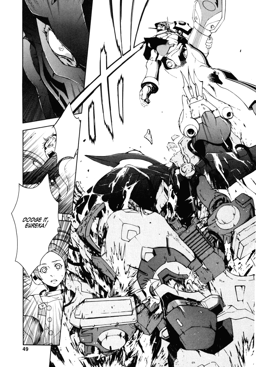 Eureka Seven Chapter 8.2 page 49 - Chapter 8 v2 : TWO MACHINE-GUNS
