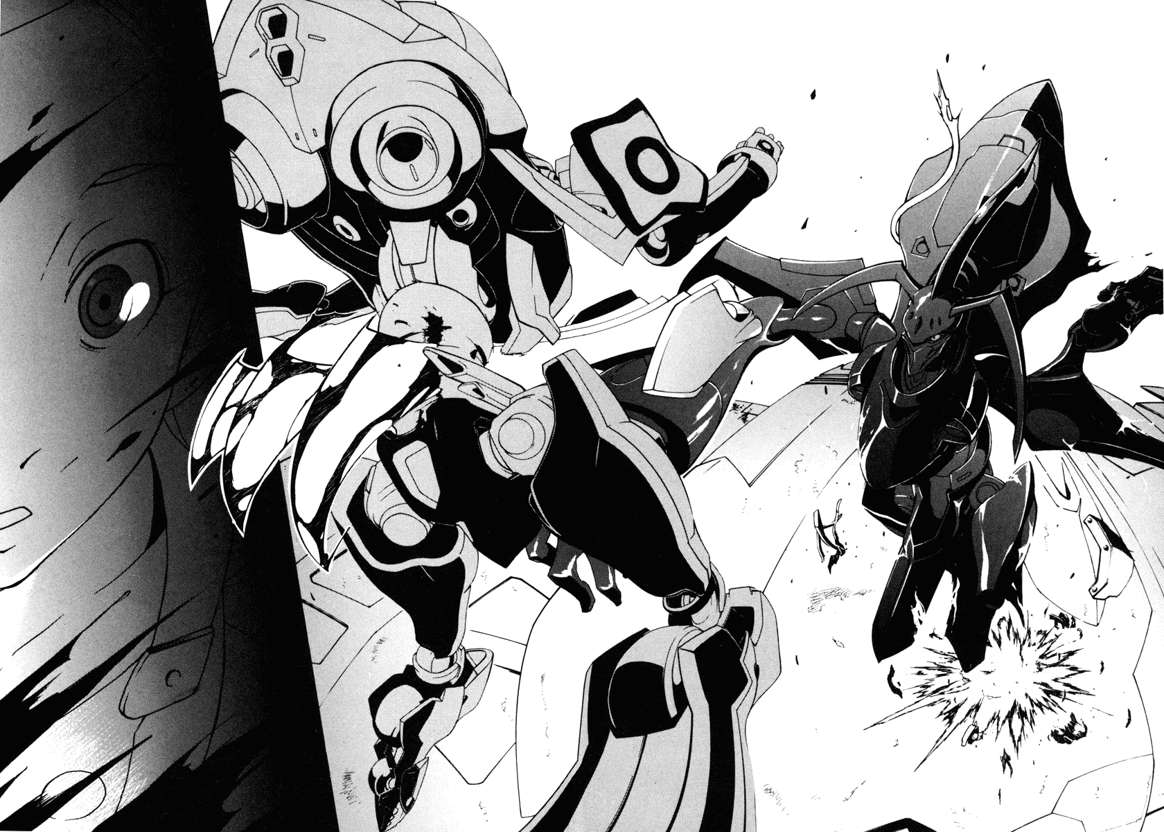 Eureka Seven Chapter 8.2 page 50 - Chapter 8 v2 : TWO MACHINE-GUNS