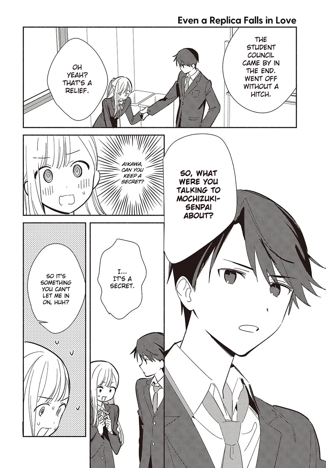 Even a Replica Falls in Love Chapter 21 page 20 - Chapter 21: We're Holding On