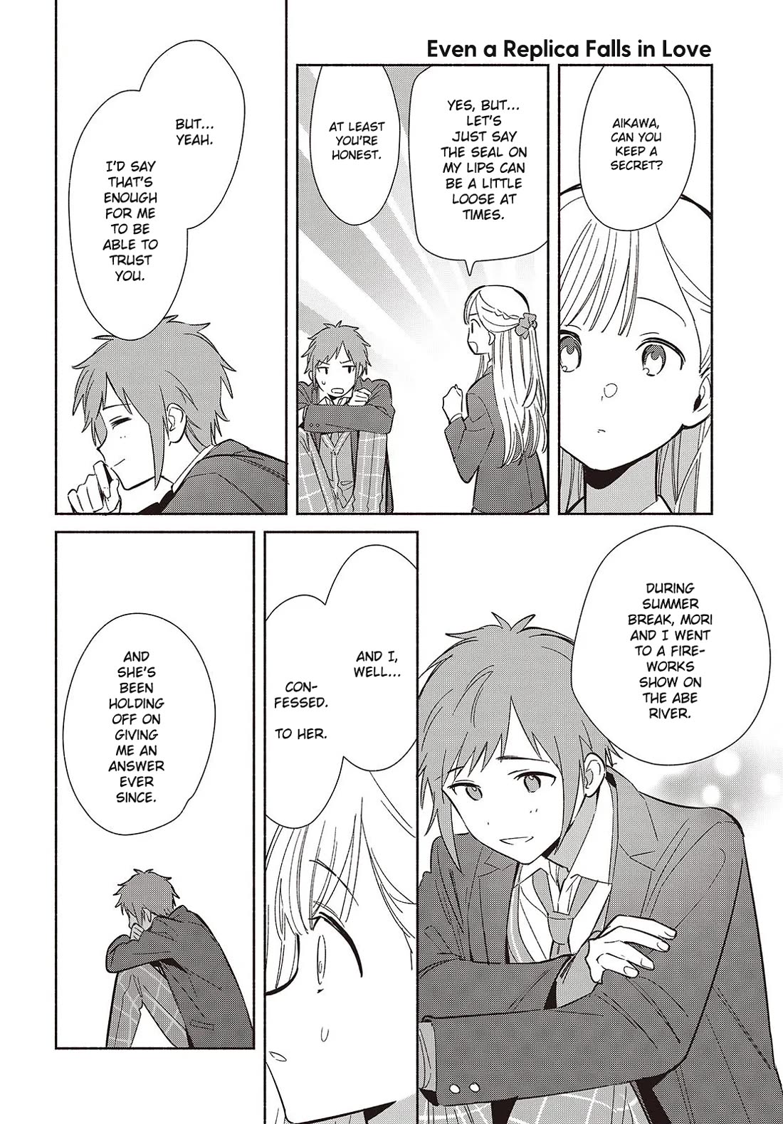 Even a Replica Falls in Love Chapter 21 page 8 - Chapter 21: We're Holding On