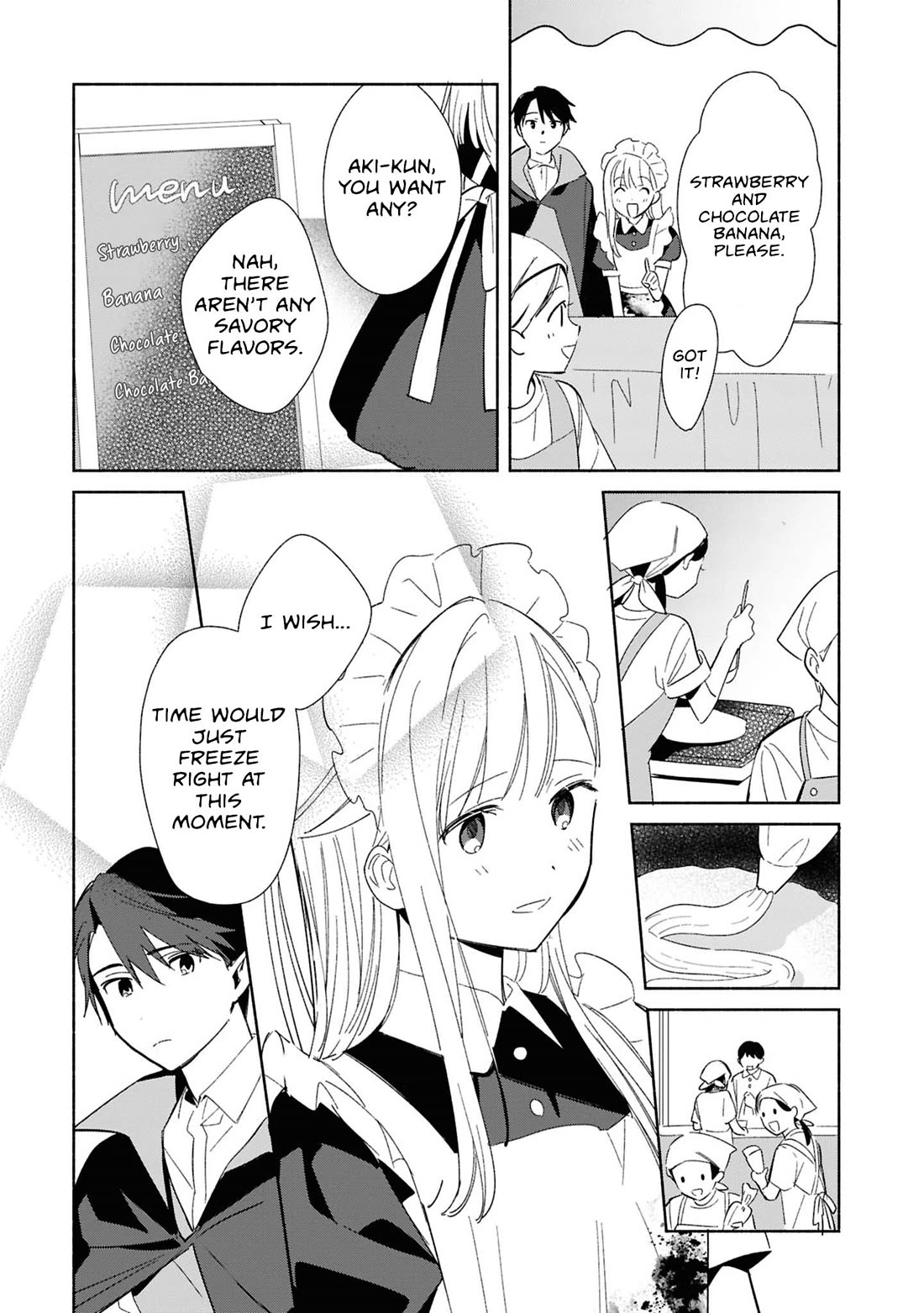Even a Replica Falls in Love Chapter 25.5 page 3 - Chapter 25.5: Special Illustration - School Festival Date