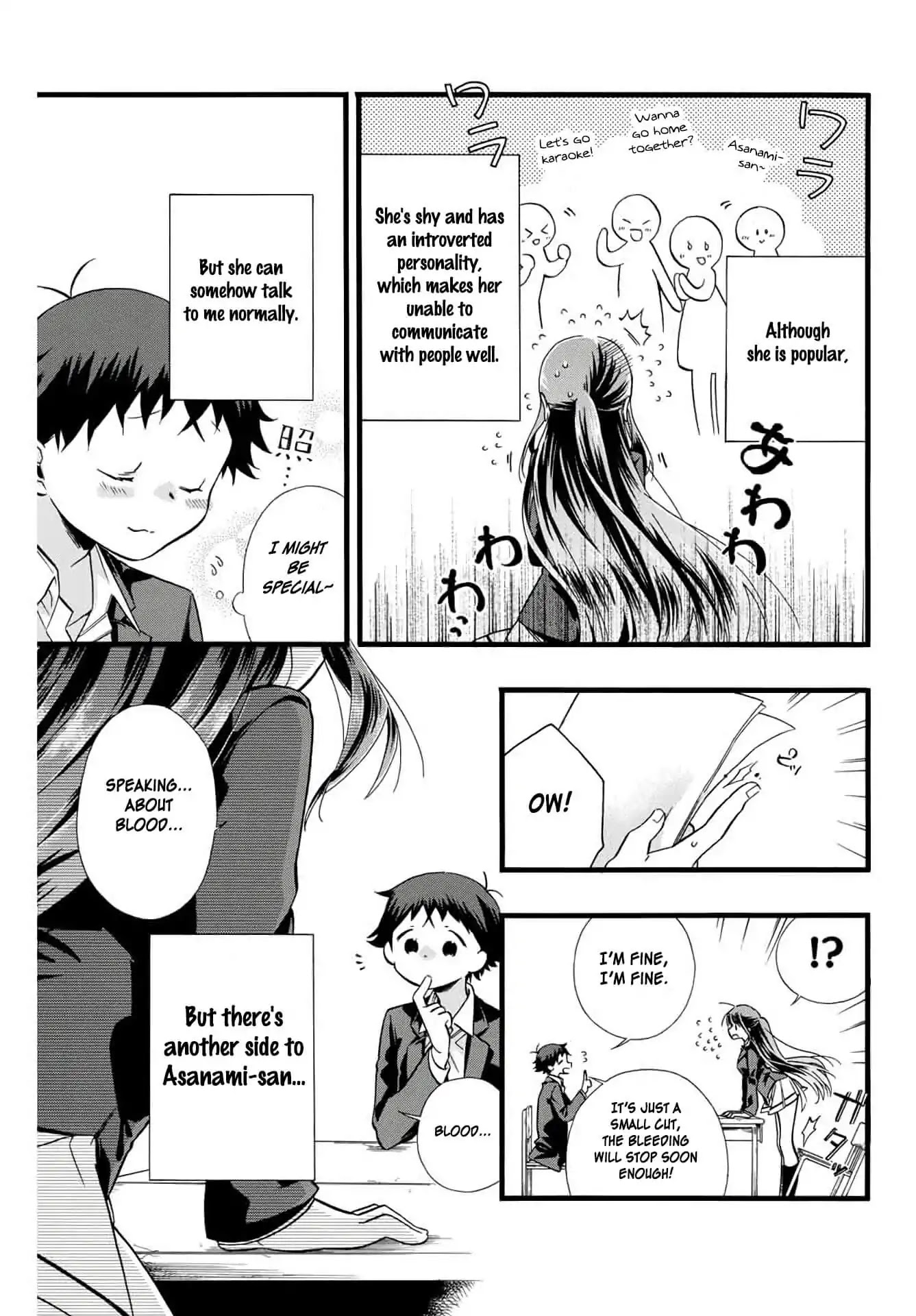 Even If I Die With Miss Asanami, I Want to Cum Chapter 1 page 4 - Chapter 1: Asanami-san and Death by Blood Loss