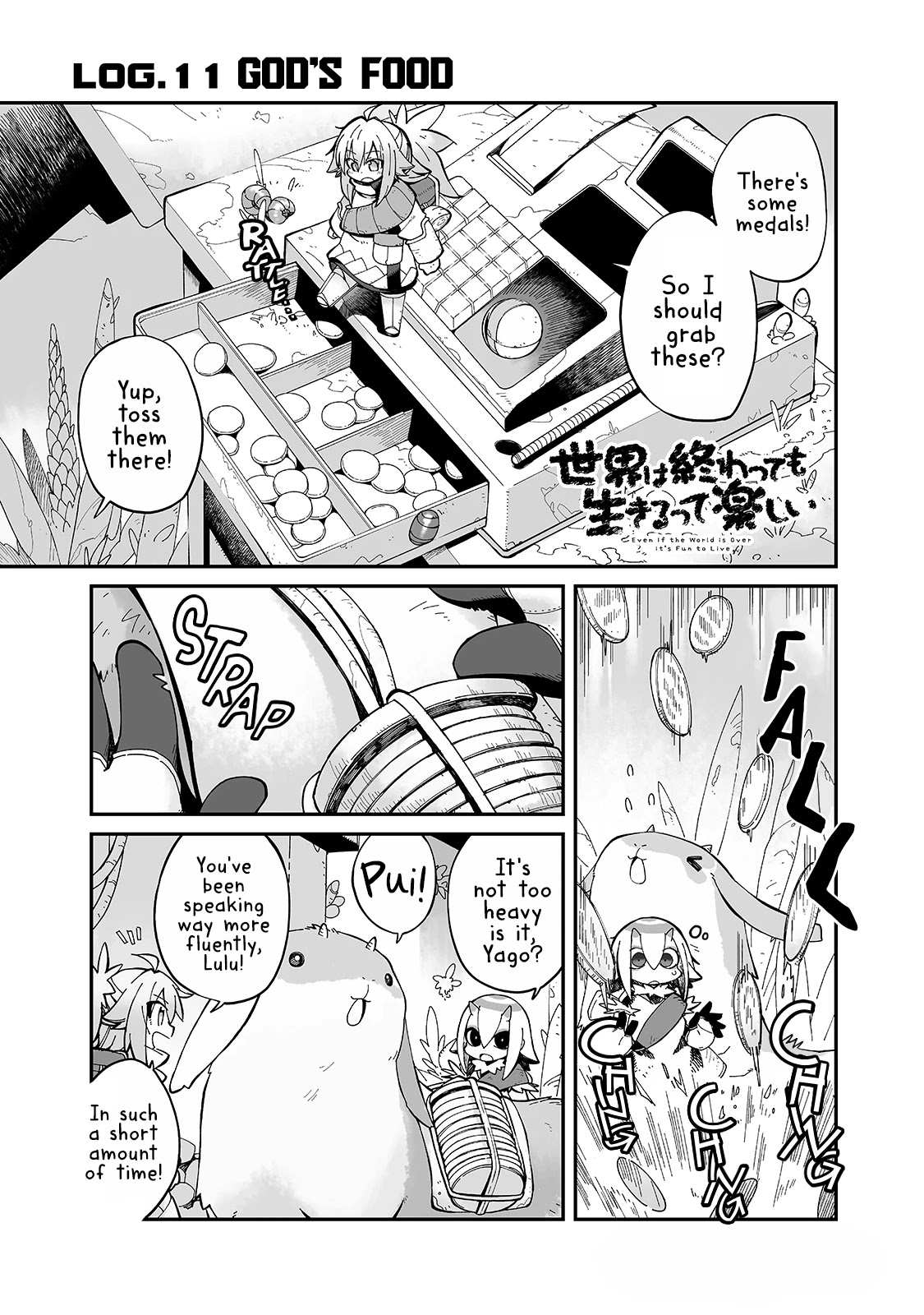 Even If the World is Over it's Fun to Live Chapter 11 page 1 - Chapter 11: God's Food