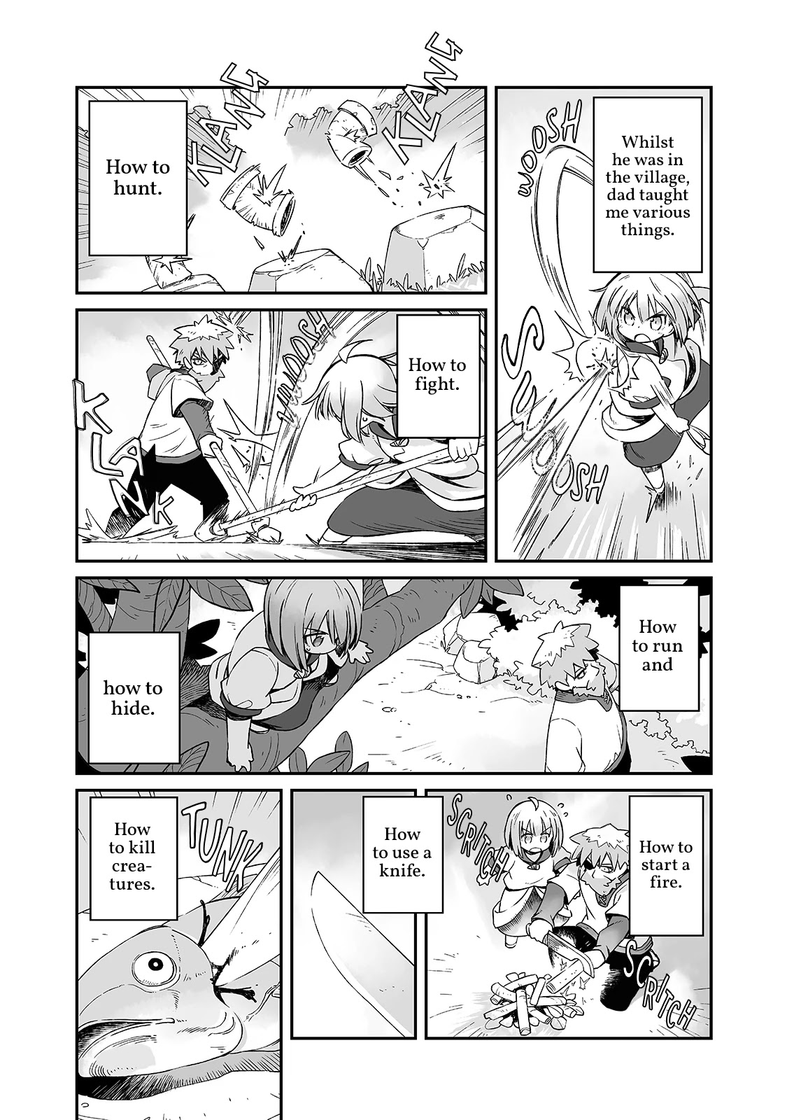 Even If the World is Over it's Fun to Live Chapter 14 page 3 - Chapter 14: The Road Continues, Our Footsteps Increasing