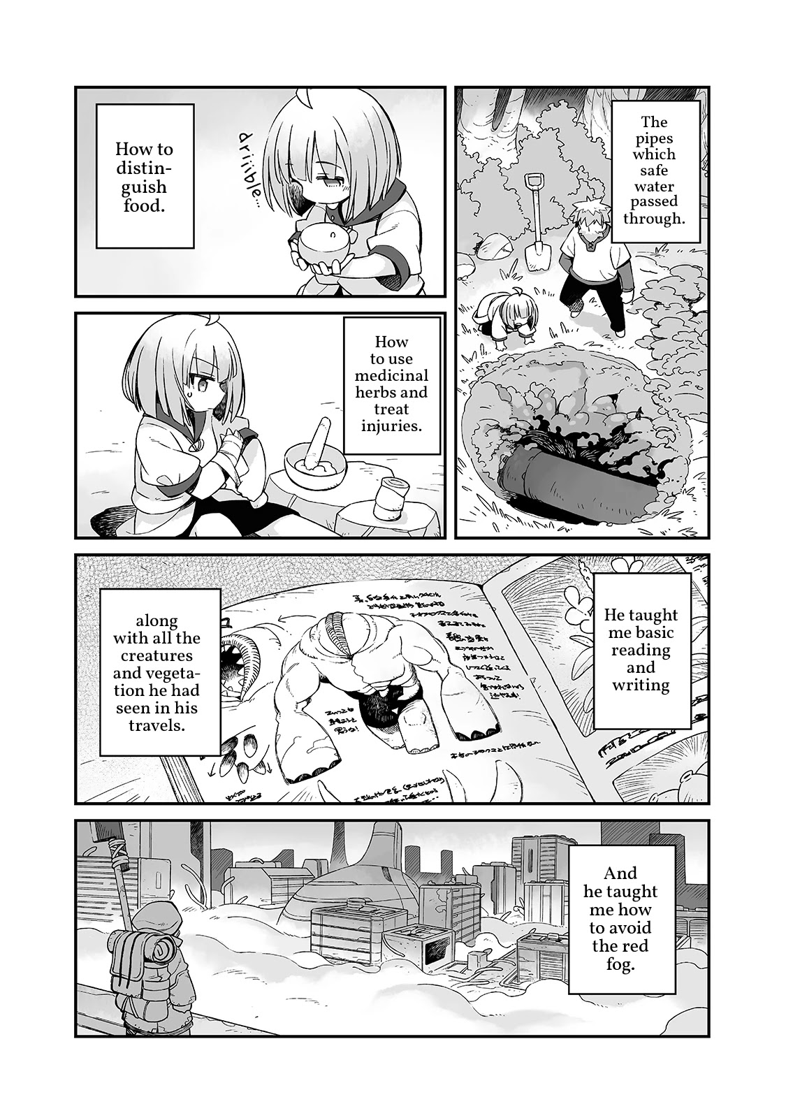 Even If the World is Over it's Fun to Live Chapter 14 page 4 - Chapter 14: The Road Continues, Our Footsteps Increasing