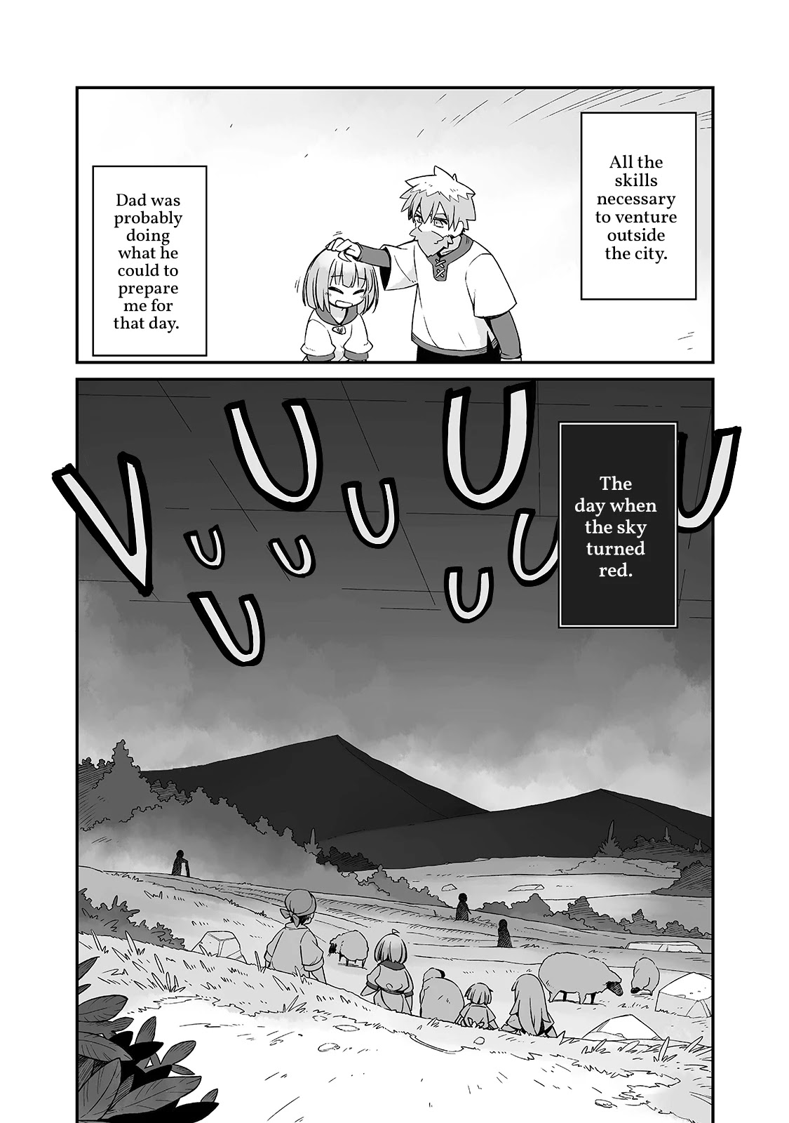 Even If the World is Over it's Fun to Live Chapter 14 page 5 - Chapter 14: The Road Continues, Our Footsteps Increasing
