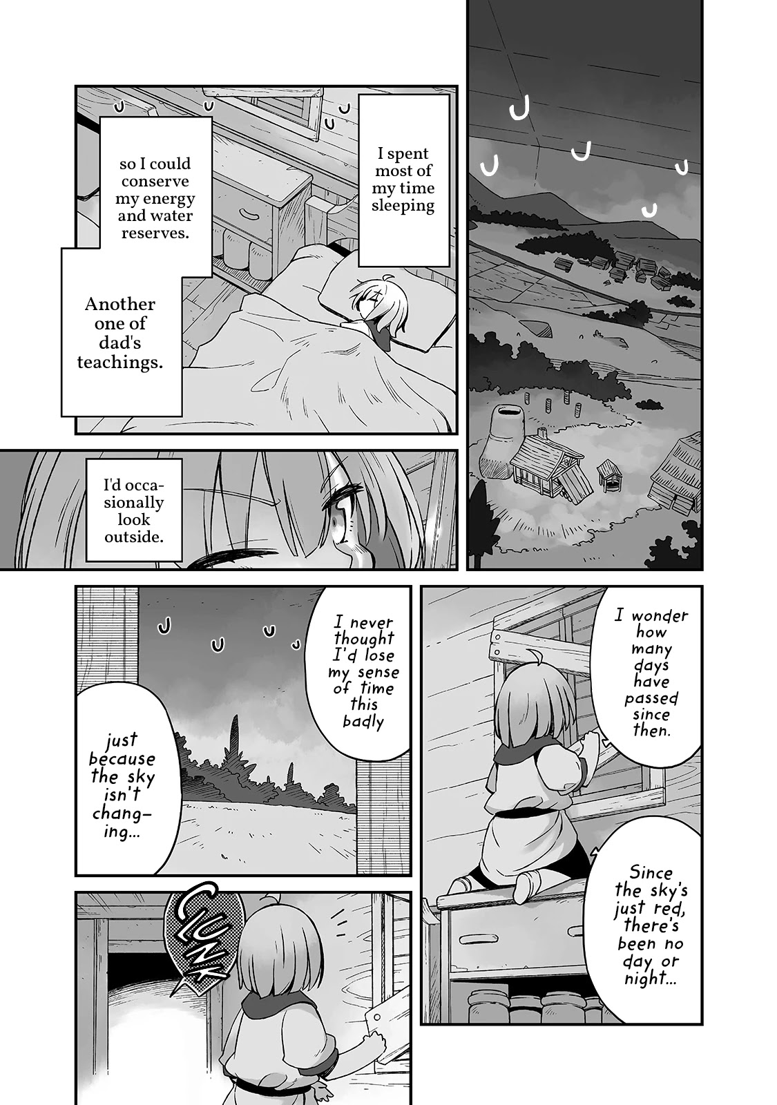 Even If the World is Over it's Fun to Live Chapter 14 page 9 - Chapter 14: The Road Continues, Our Footsteps Increasing