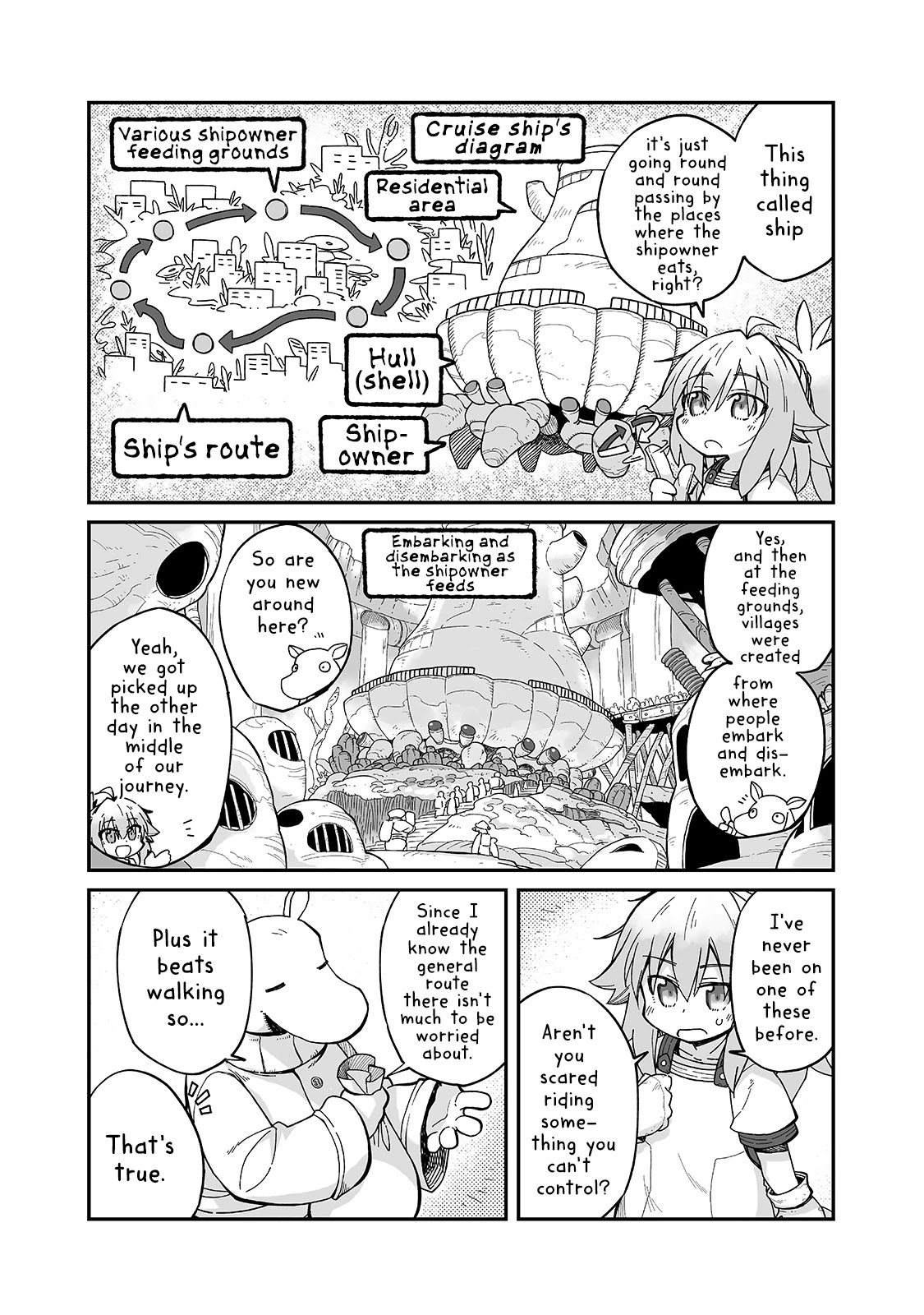 Even If the World is Over it's Fun to Live Chapter 15 page 6 - Chapter 15: The Ship and the People