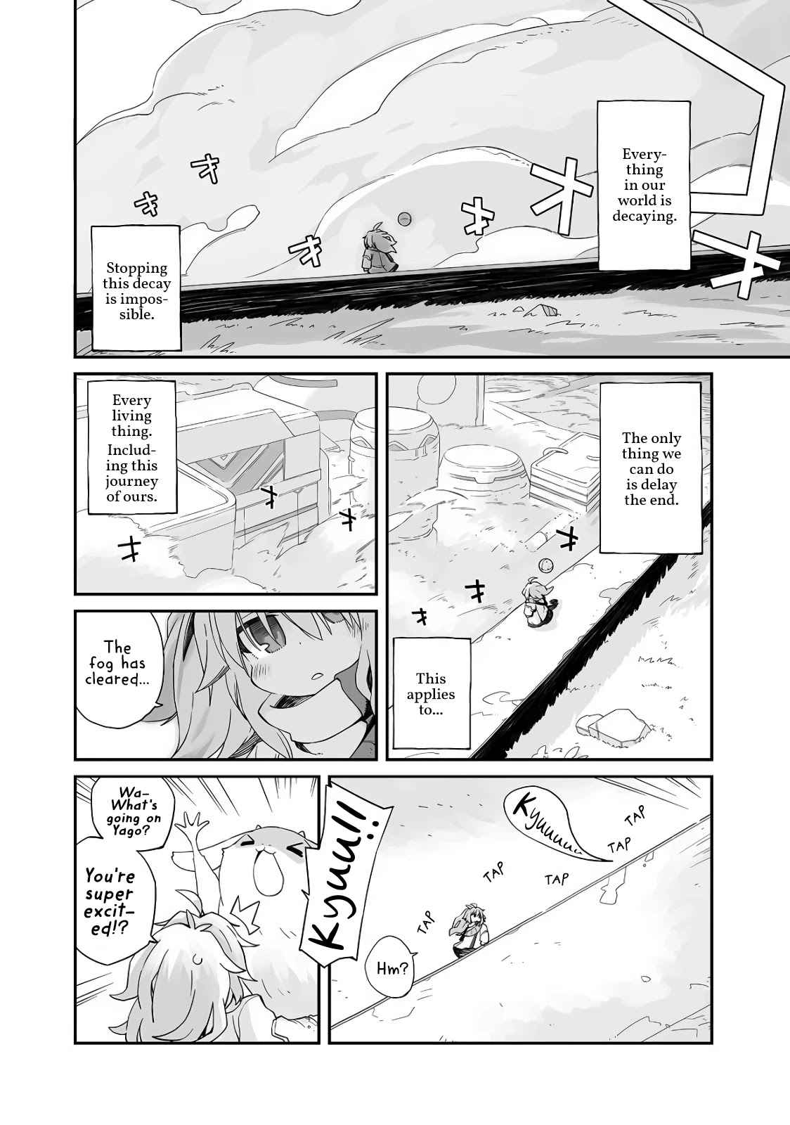 Even If the World is Over it's Fun to Live Chapter 2 page 18 - Chapter 2: The Garden Tower in the Mist