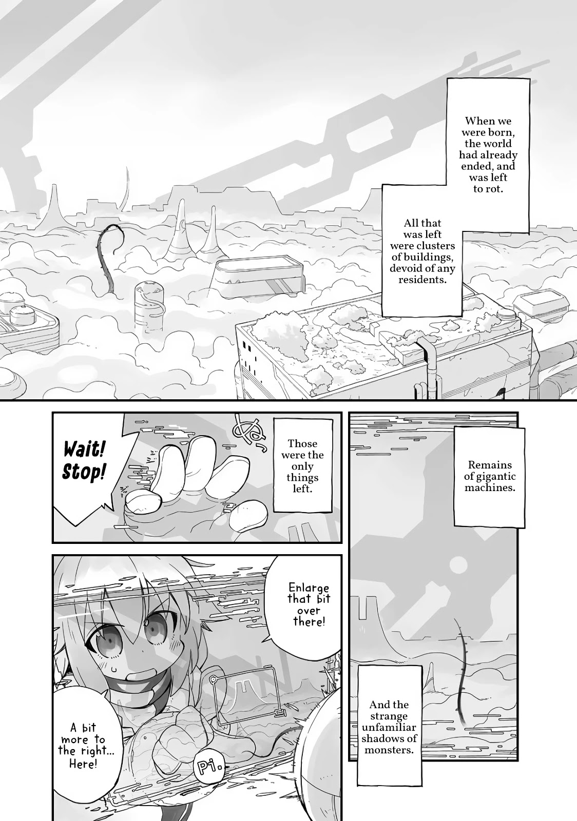 Even If the World is Over it's Fun to Live Chapter 2 page 2 - Chapter 2: The Garden Tower in the Mist