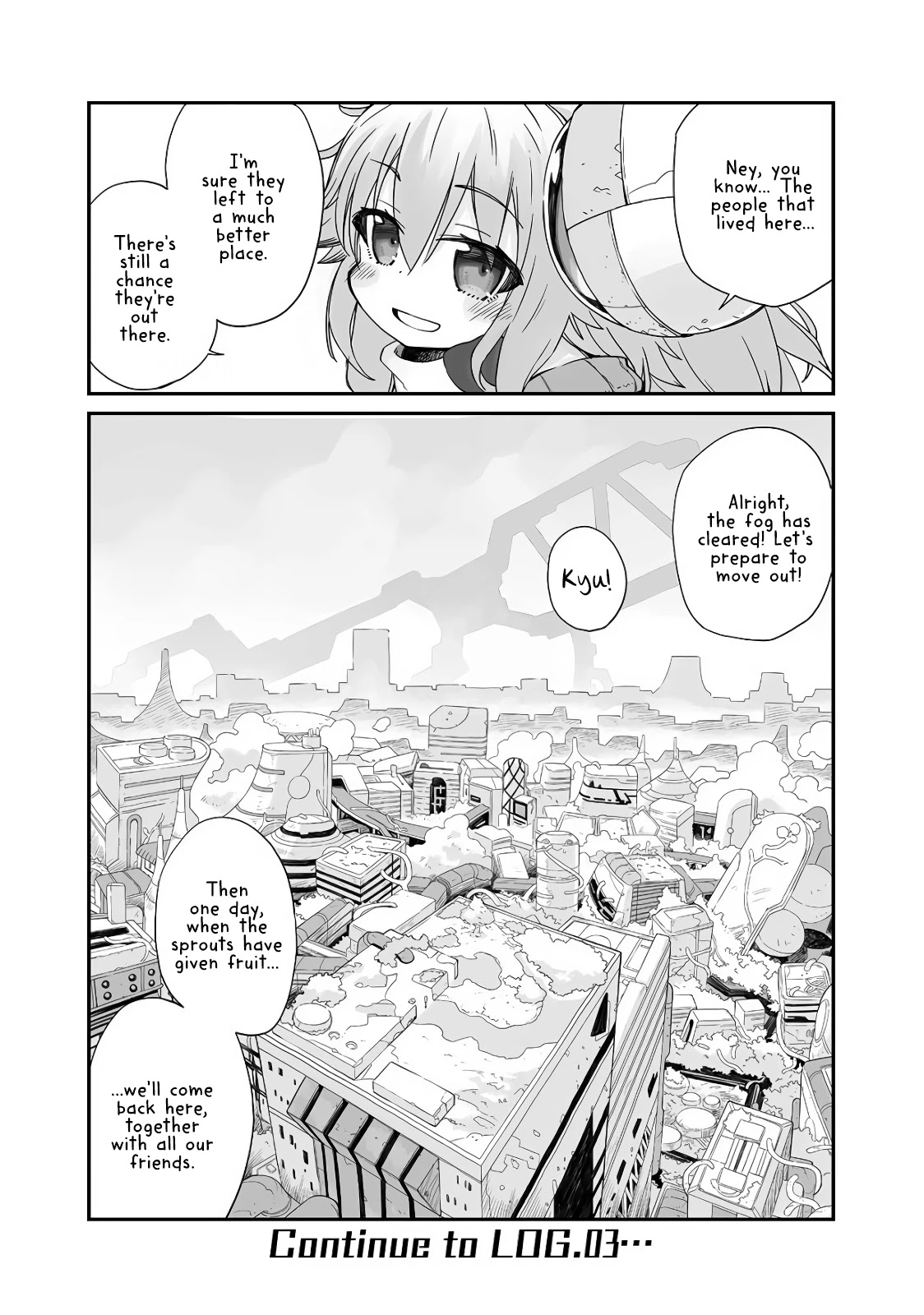 Even If the World is Over it's Fun to Live Chapter 2 page 22 - Chapter 2: The Garden Tower in the Mist