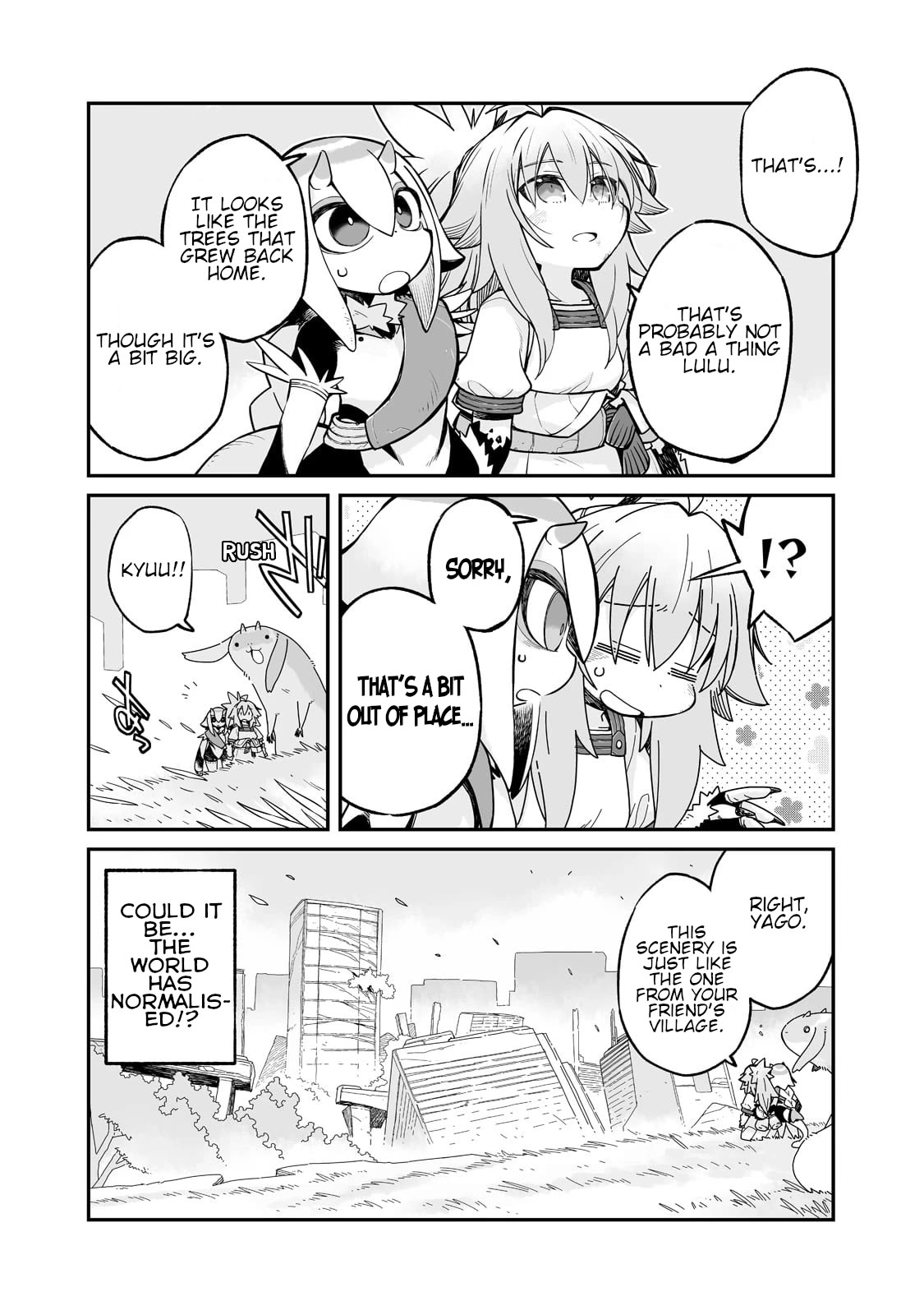 Even If the World is Over it's Fun to Live Chapter 28.2 page 3 - Chapter 28.2: World Is Beginning