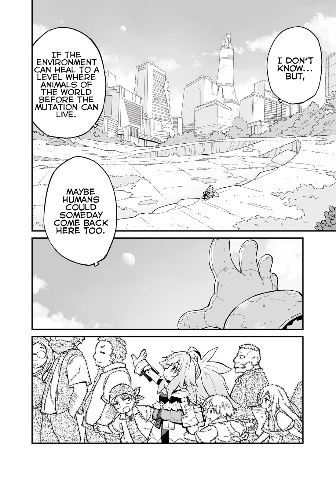 Even If the World is Over it's Fun to Live Chapter 32 page 13 - Chapter 32: Footprints Of Hope, And Yet Another Feeling