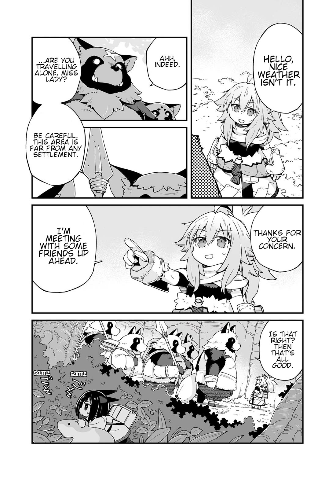 Even If the World is Over it's Fun to Live Chapter 33 page 7 - Chapter 33: Travellers In The Woods