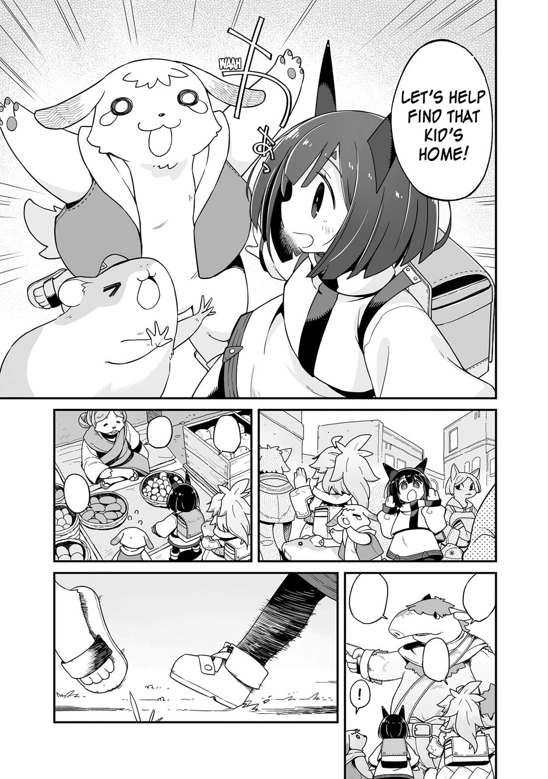 Even If the World is Over it's Fun to Live Chapter 35.1 page 10 - Chapter 35.1: The Dome Town