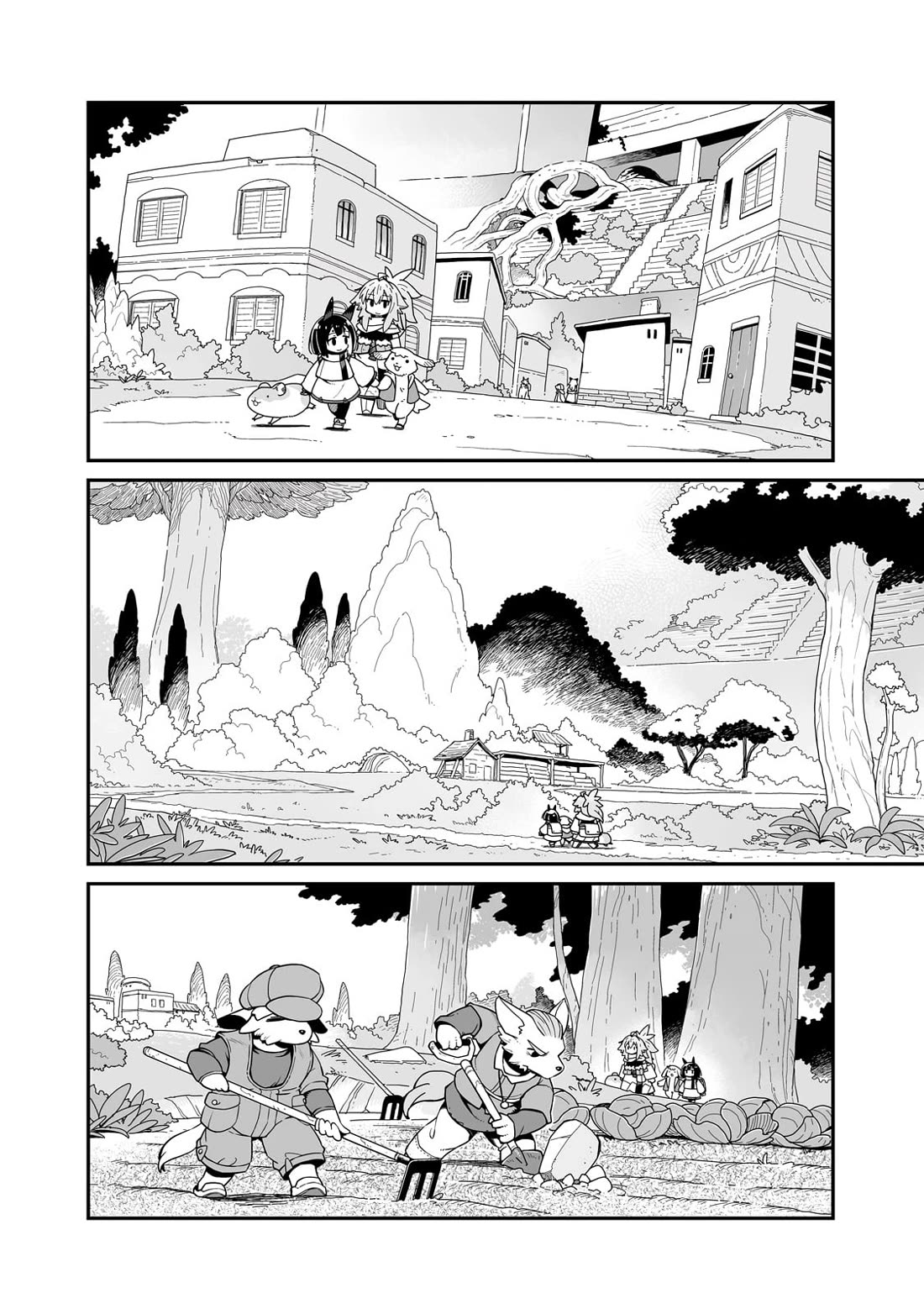 Even If the World is Over it's Fun to Live Chapter 35.1 page 11 - Chapter 35.1: The Dome Town