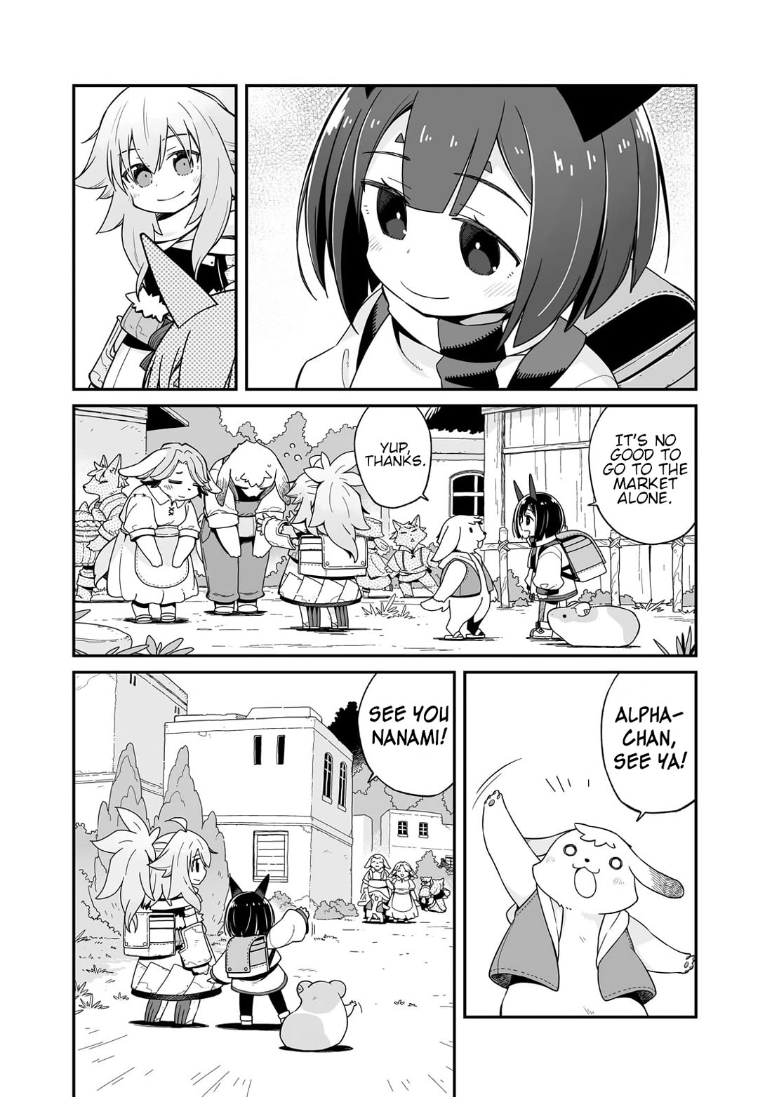Even If the World is Over it's Fun to Live Chapter 35.1 page 13 - Chapter 35.1: The Dome Town