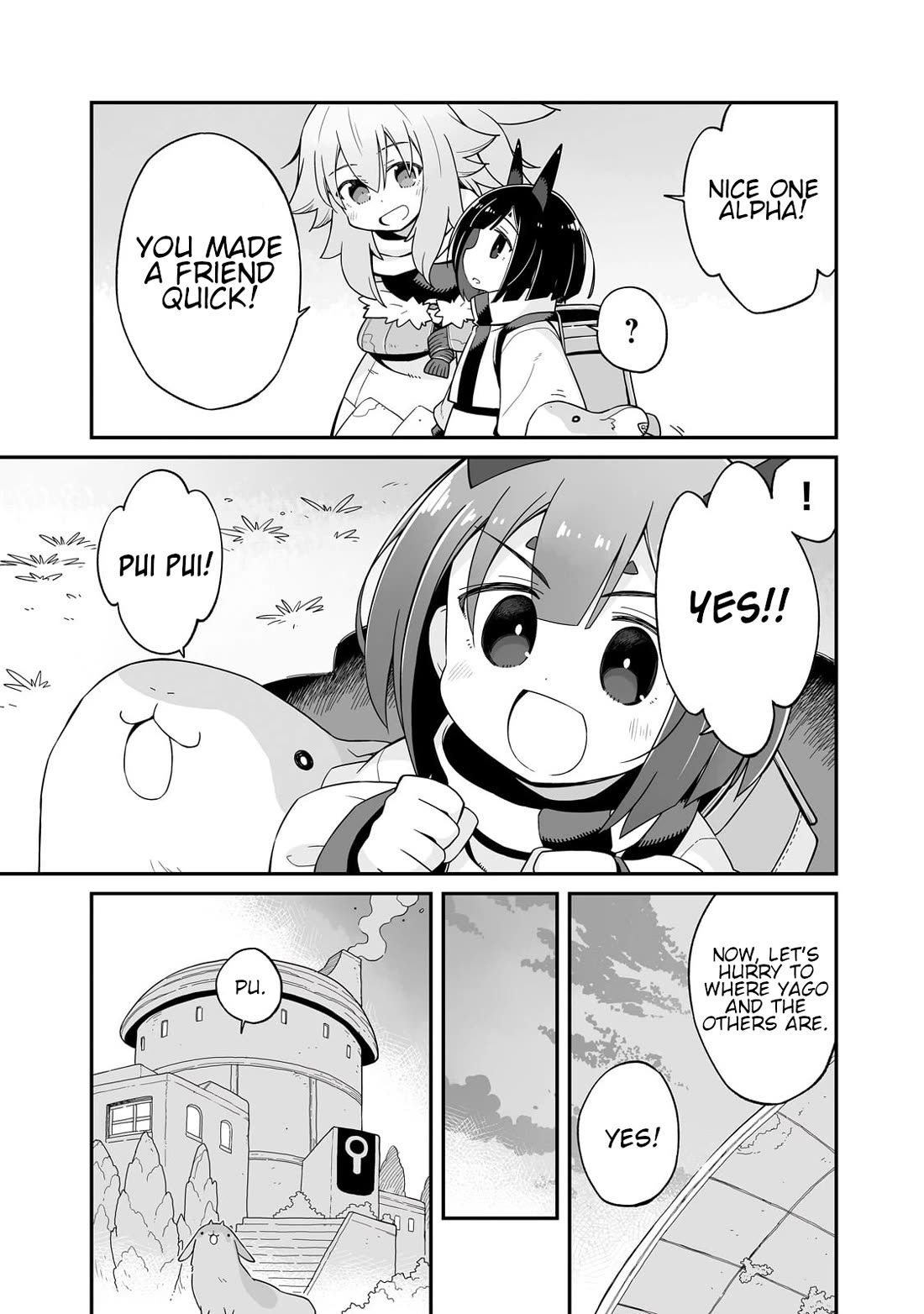 Even If the World is Over it's Fun to Live Chapter 35.1 page 14 - Chapter 35.1: The Dome Town