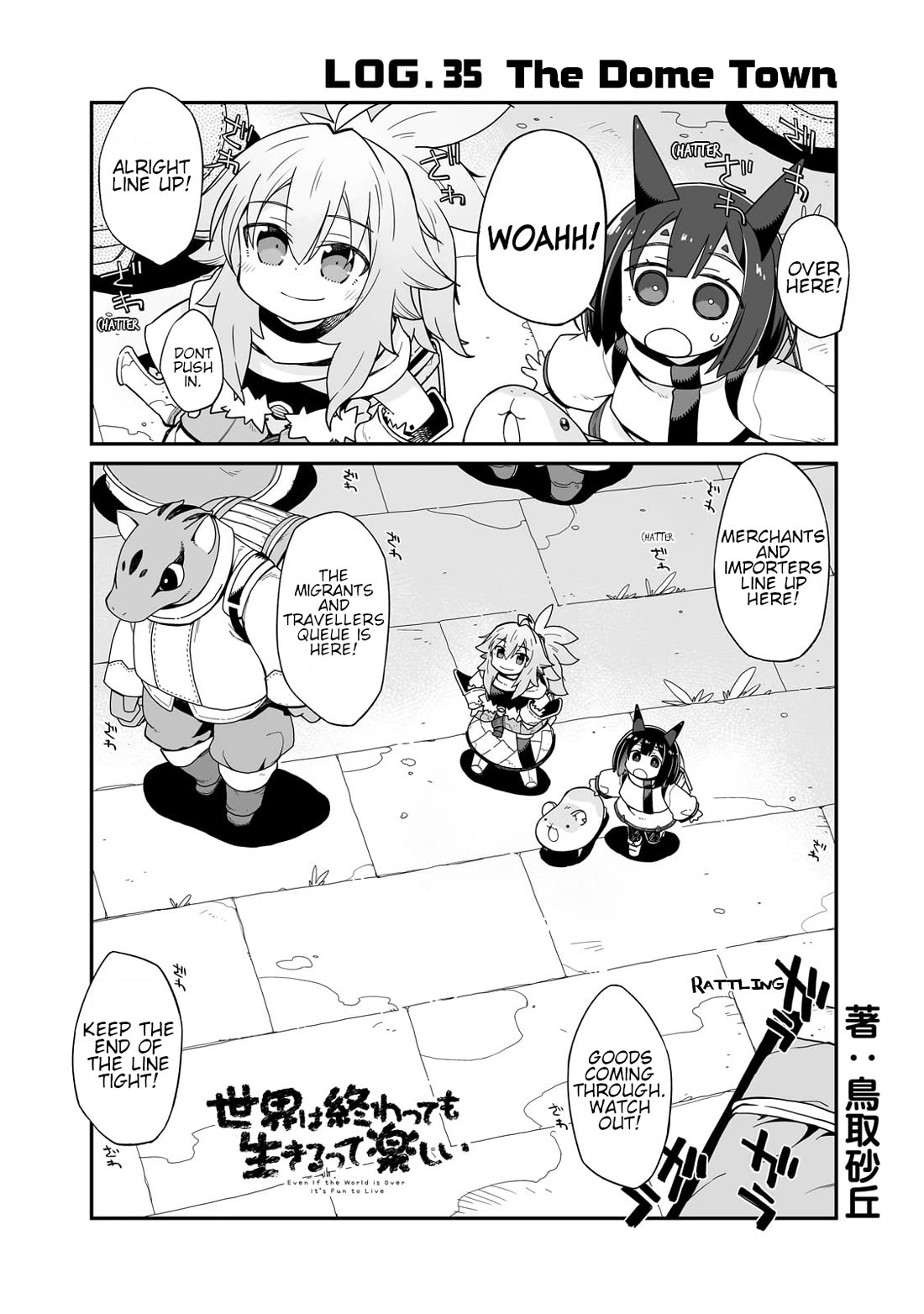 Even If the World is Over it's Fun to Live Chapter 35.1 page 2 - Chapter 35.1: The Dome Town