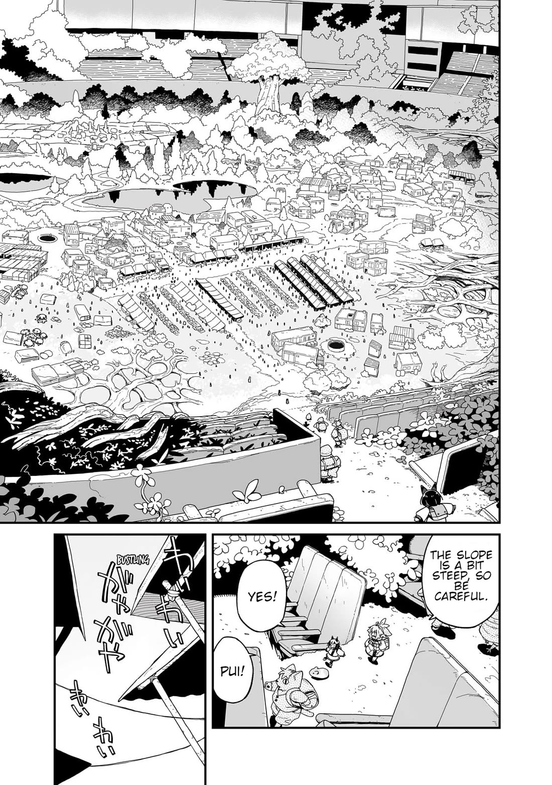 Even If the World is Over it's Fun to Live Chapter 35.1 page 6 - Chapter 35.1: The Dome Town