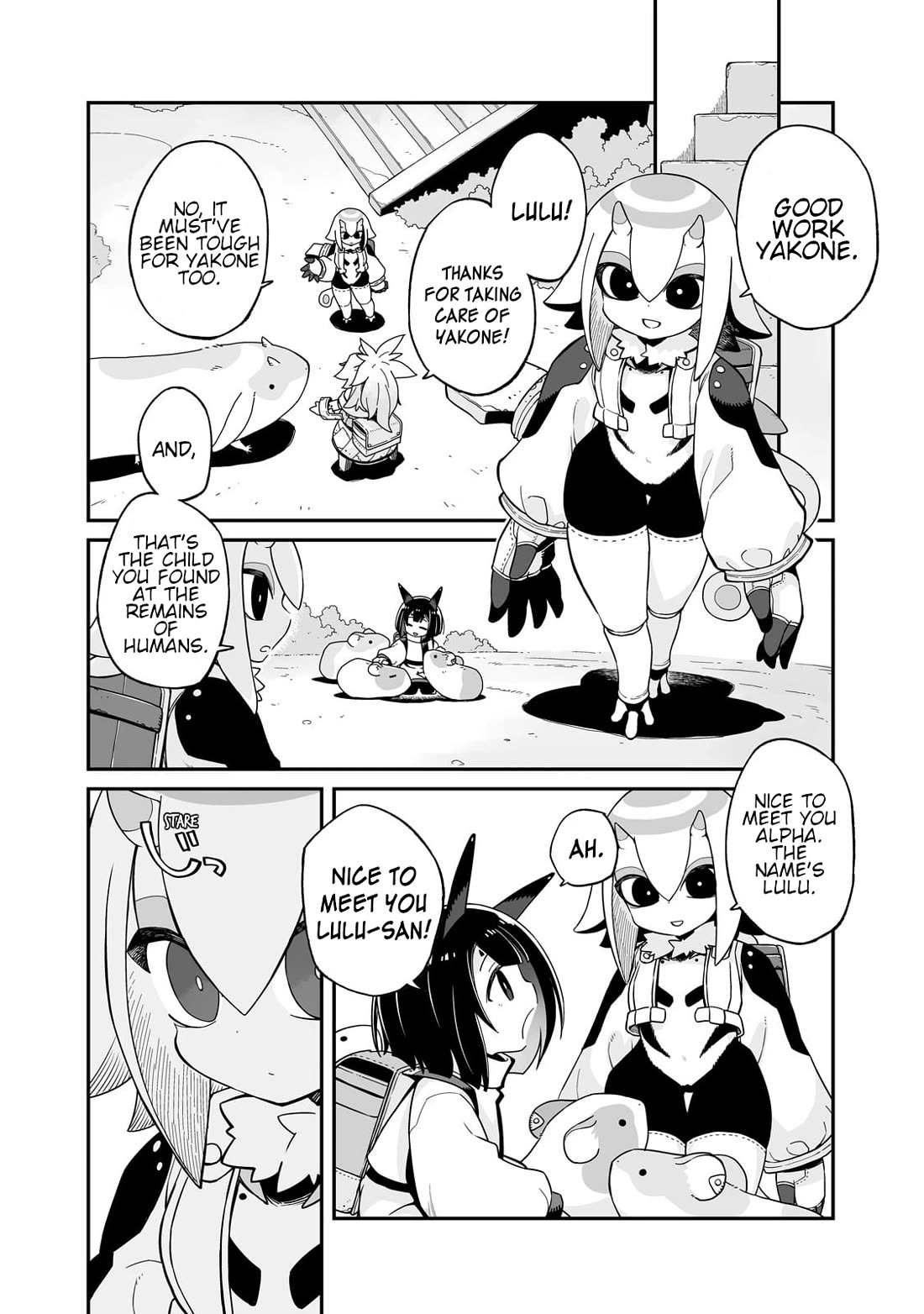 Even If the World is Over it's Fun to Live Chapter 35.2 page 4 - Chapter 35.2: The Dome Town