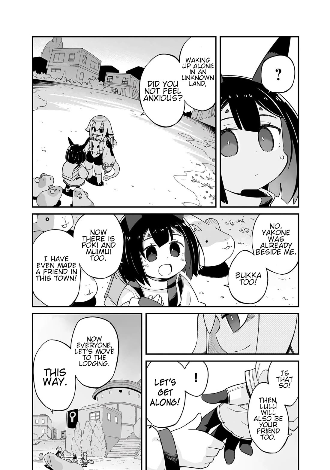 Even If the World is Over it's Fun to Live Chapter 35.2 page 5 - Chapter 35.2: The Dome Town