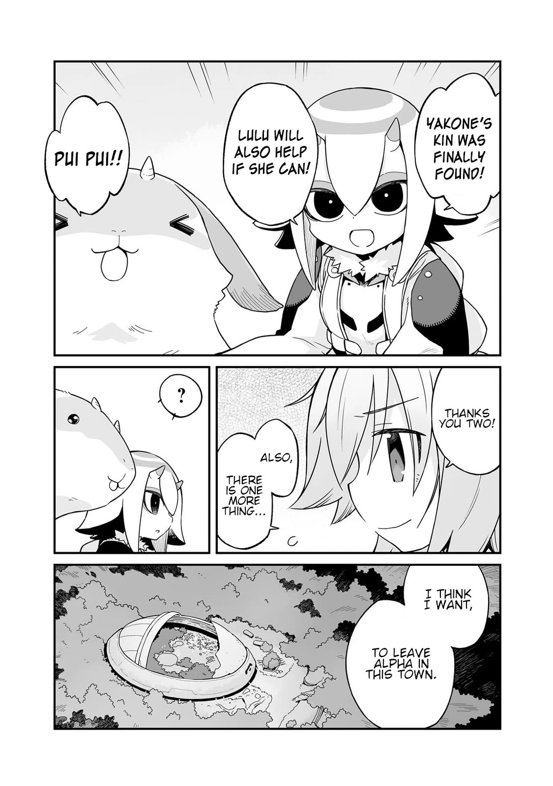 Even If the World is Over it's Fun to Live Chapter 35.2 page 9 - Chapter 35.2: The Dome Town
