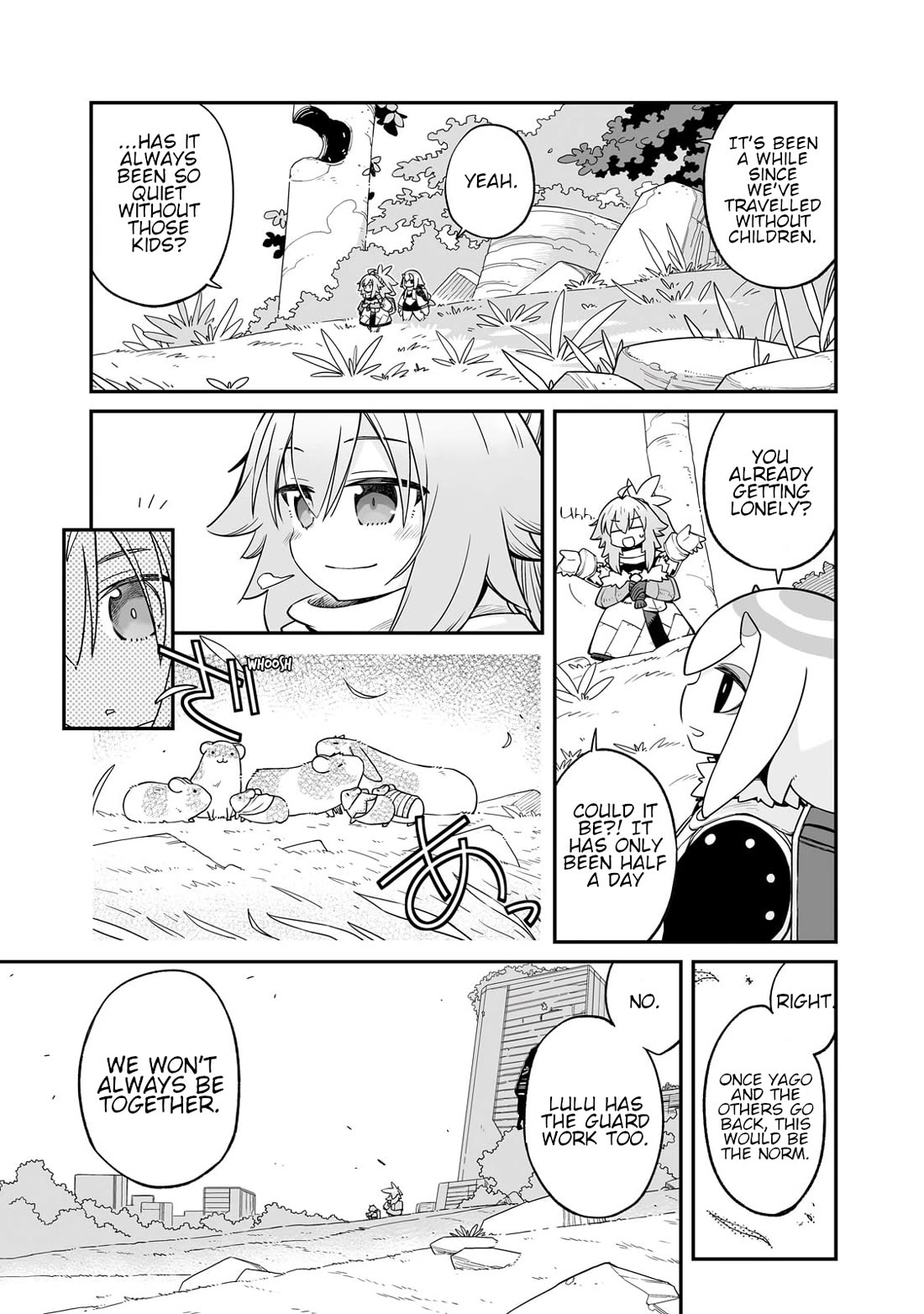 Even If the World is Over it's Fun to Live Chapter 37.2 page 10 - Chapter 37.2: Shadows and Footsteps
